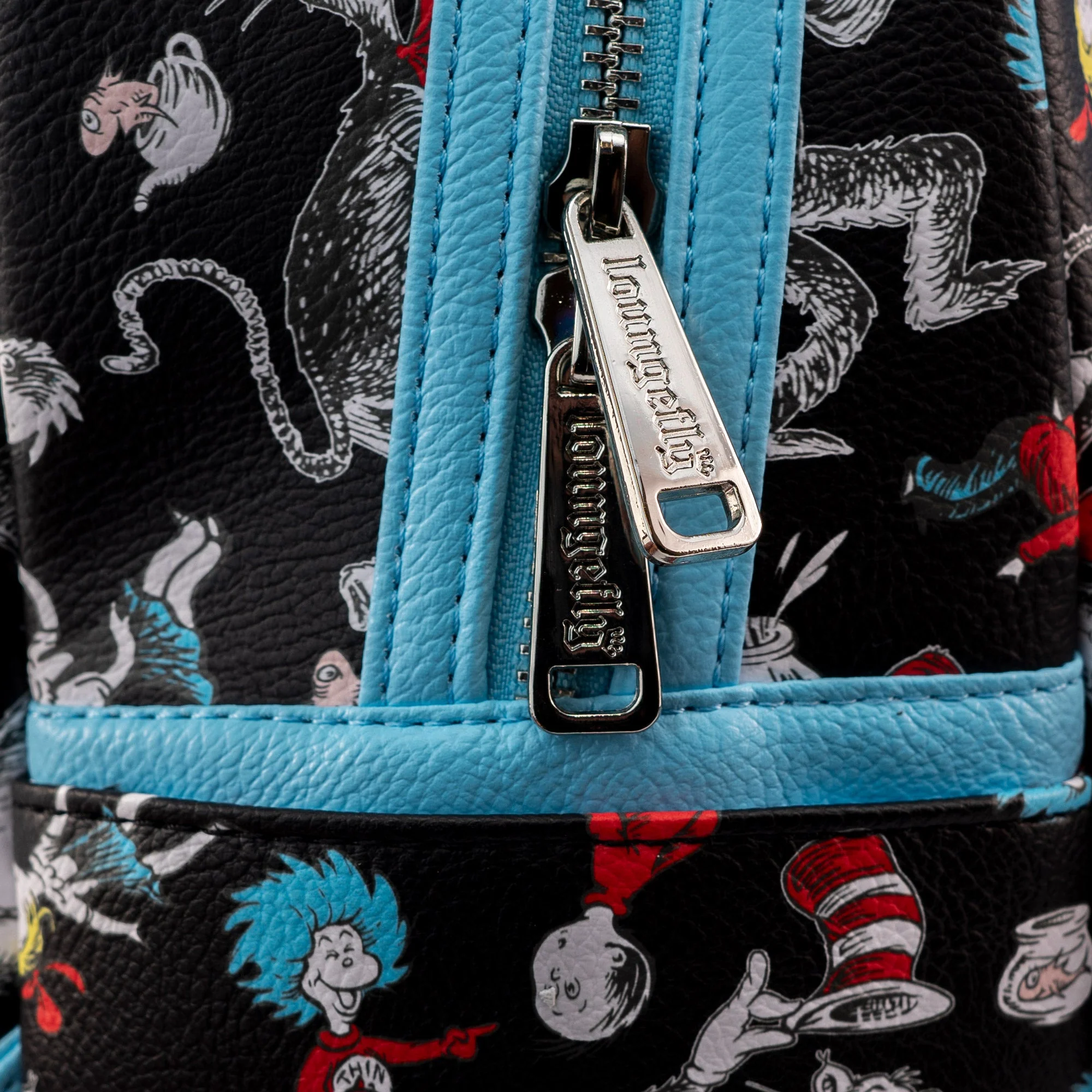 Loungefly x Dr. Seuss The Cat in the Hat AOP Mini Backpack - Image 4