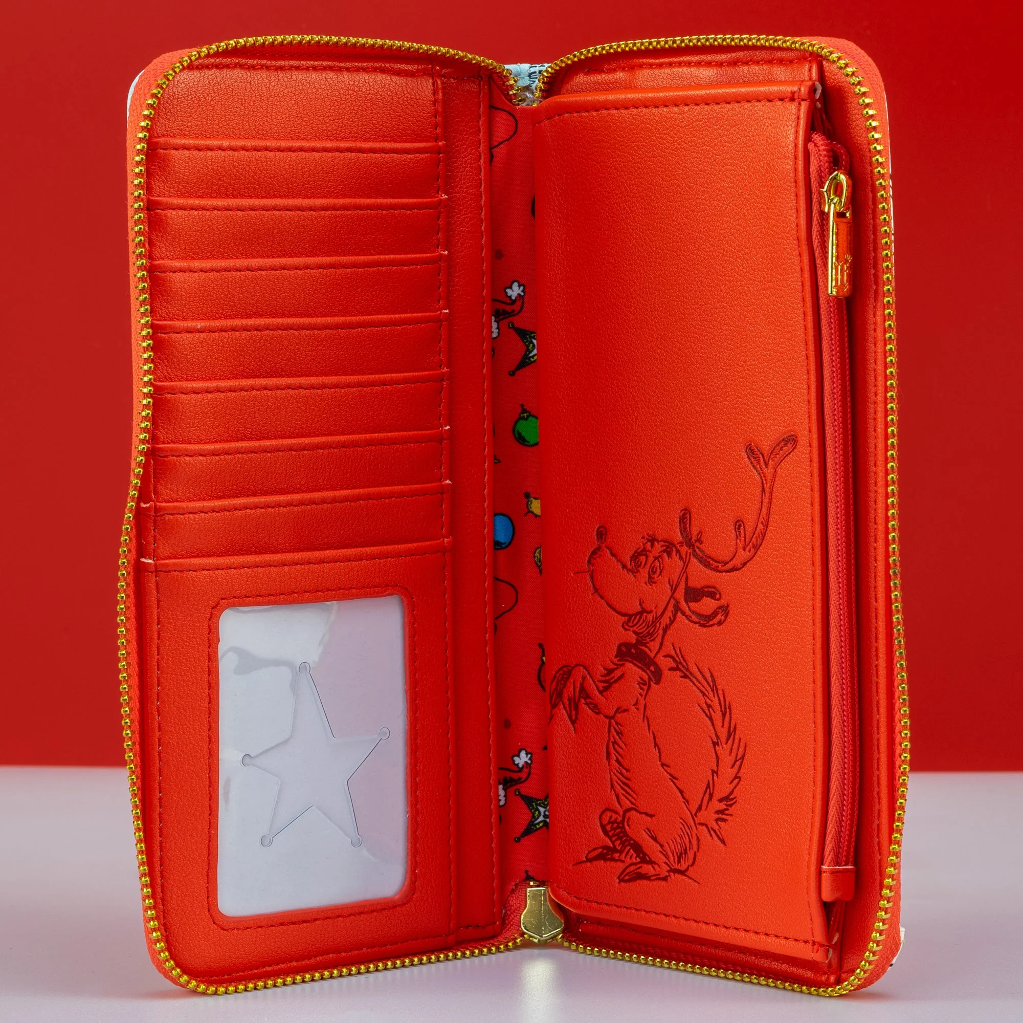 Loungefly x Dr Seuss The Grinch Loves the Holidays Purse - Image 4