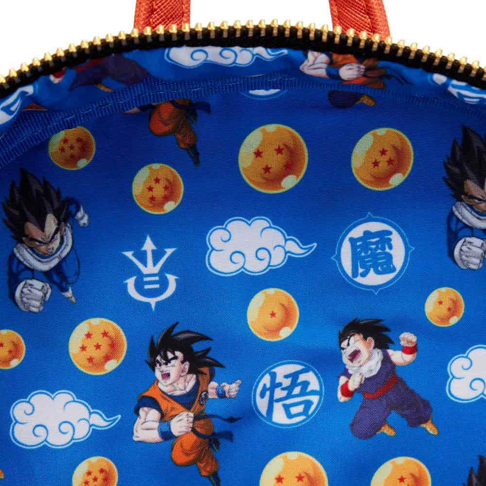 Loungefly x Dragon Ball Z Triple Pocket Mini Backpack - Image 4