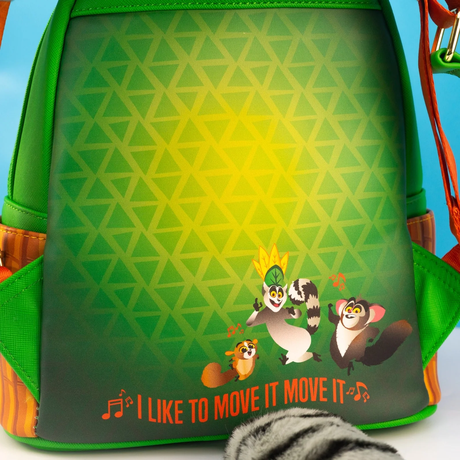 Loungefly x DreamWorks Madagascar King Julien Cosplay Mini Backpack - Image 5