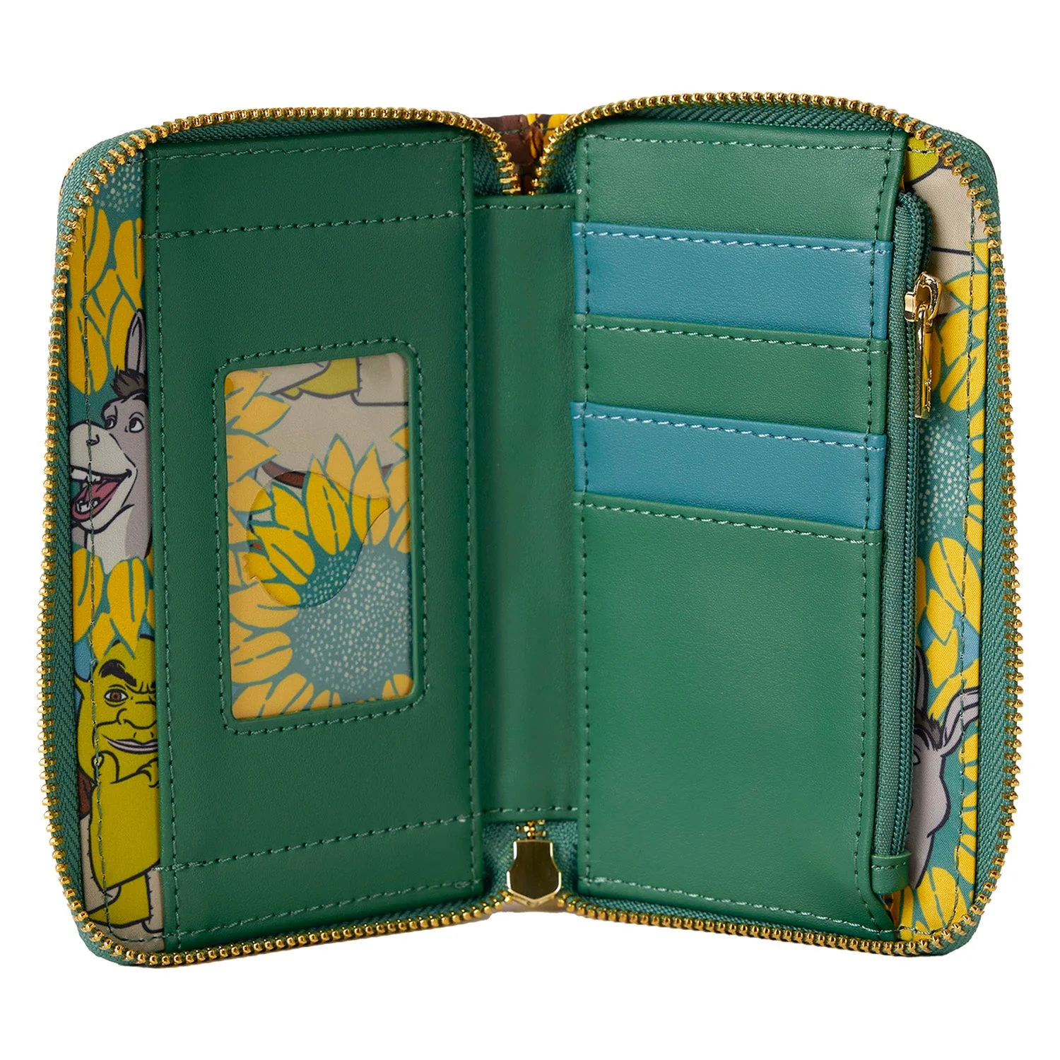 Loungefly x Dreamworks Shrek Spring Vibes Zip-Around Wallet - Image 4