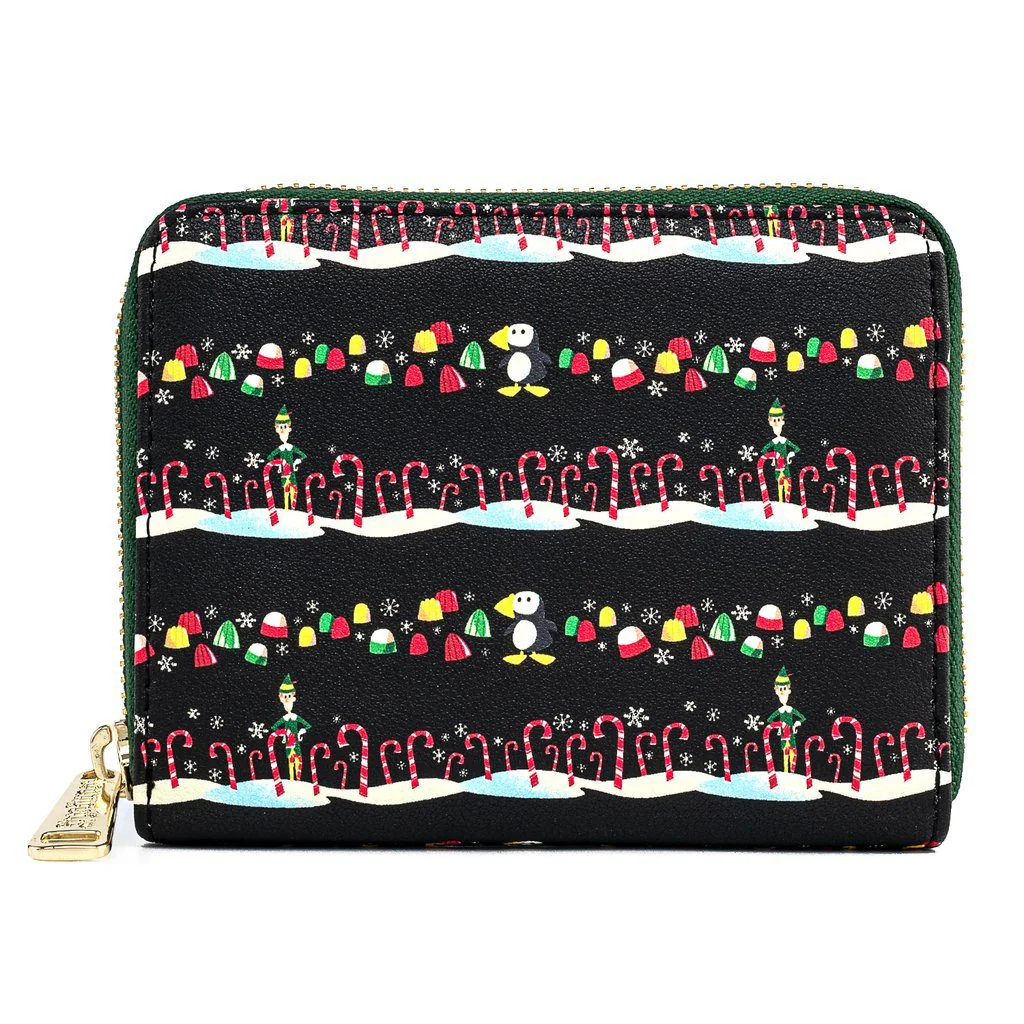 Loungefly x Elf Candy Cane Forest Wallet - Image 4