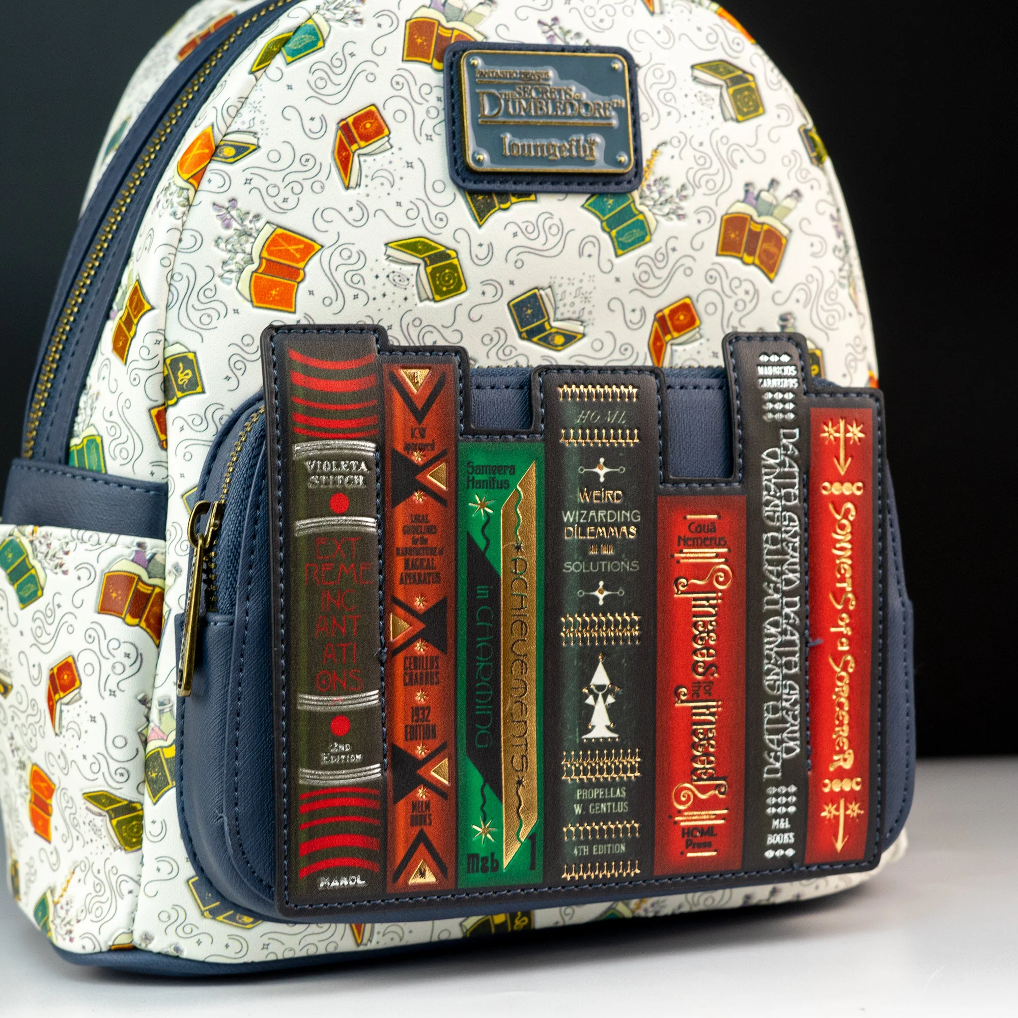 Loungefly x Fantastic Beasts Magical Books Mini Backpack - Image 2