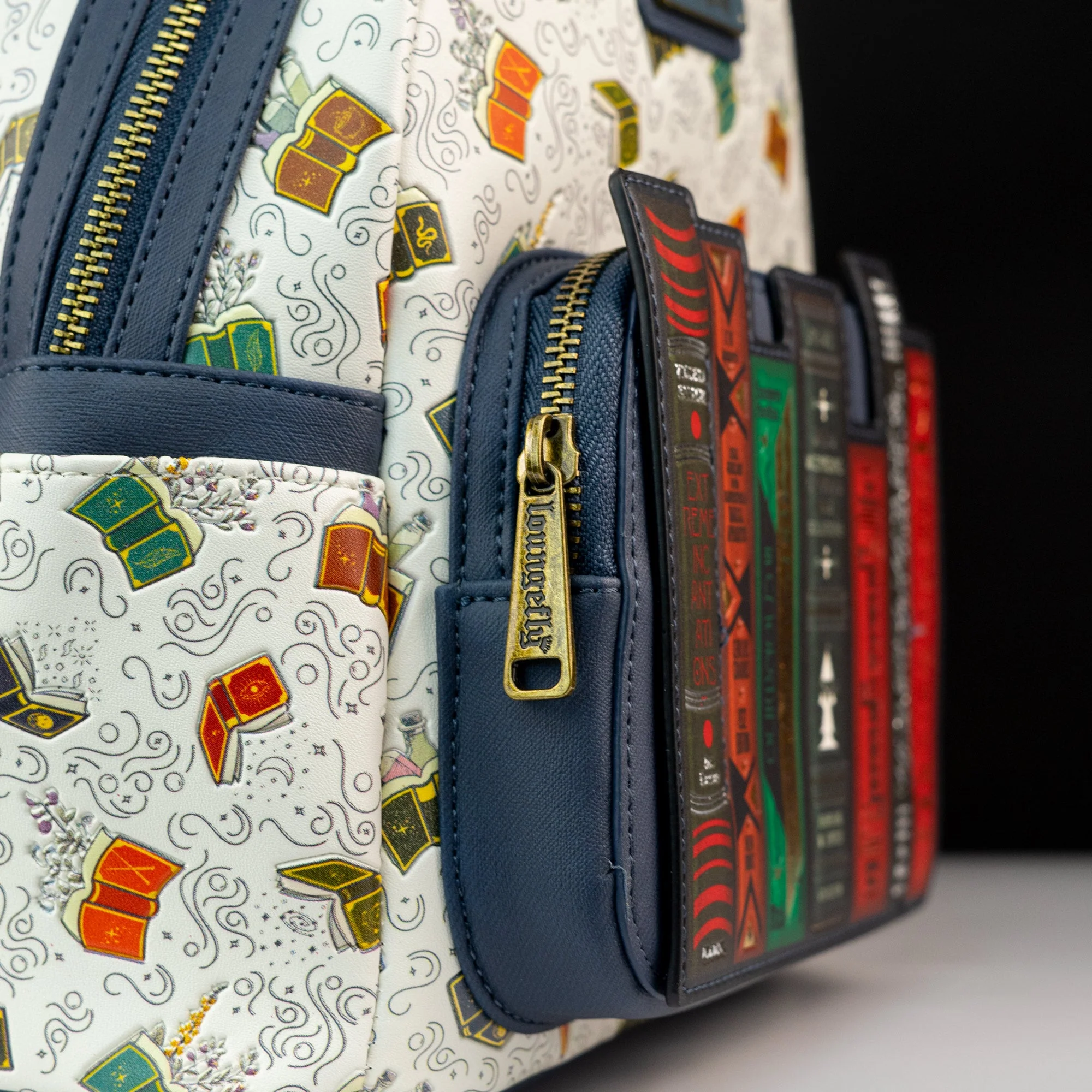 Loungefly x Fantastic Beasts Magical Books Mini Backpack - Image 3