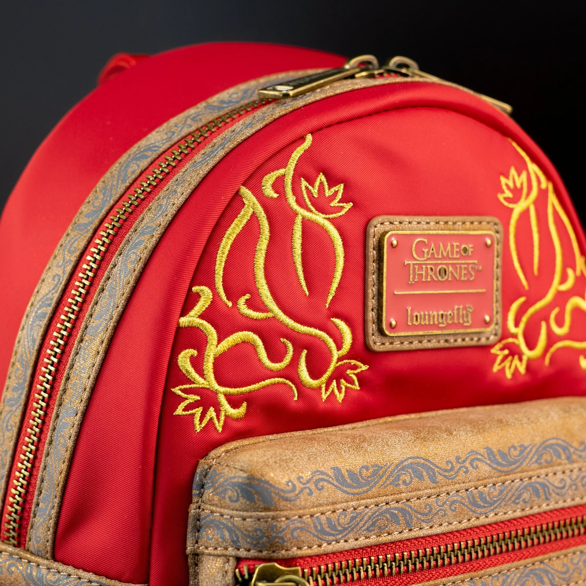 Loungefly x Game of Thrones Cersei Lannister Red Dress Cosplay Mini Backpack - Image 7