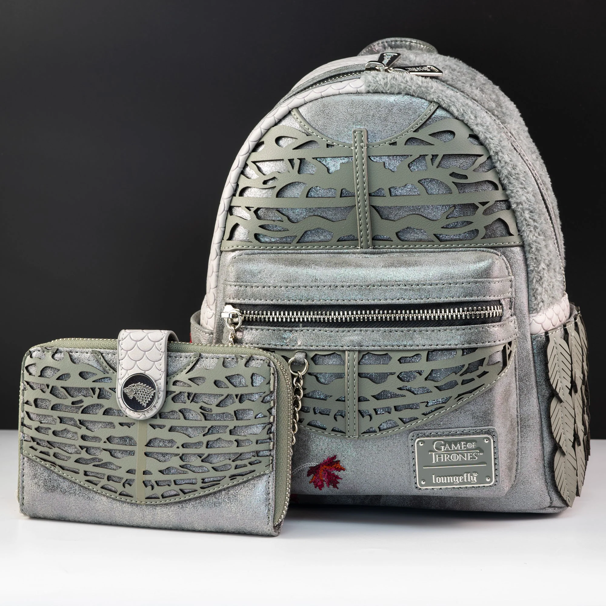 Loungefly x Game of Thrones Sansa Stark Queen in the North Cosplay Mini Backpack - Image 11