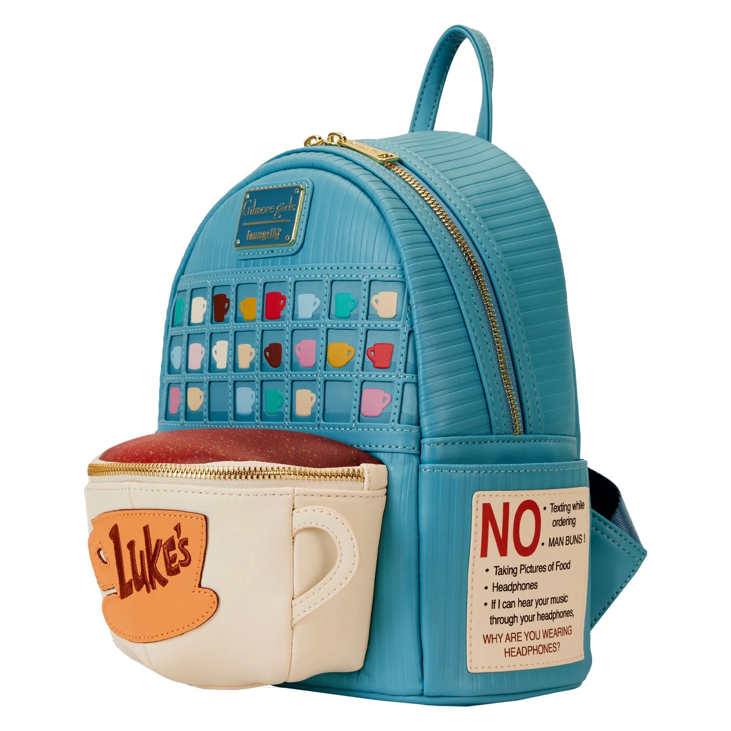 Loungefly x Gilmore Girls Luke's Diner Coffee Cup Mini Backpack - Image 3