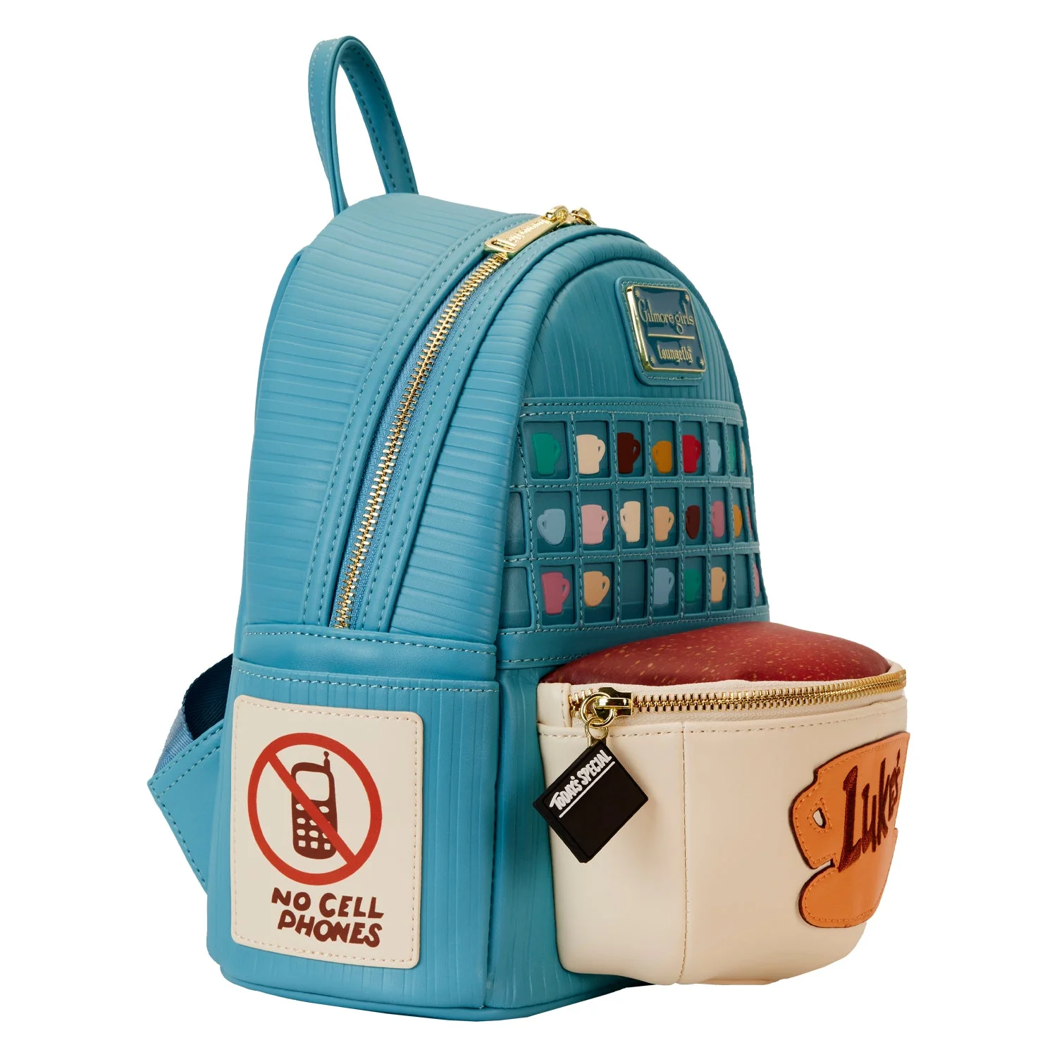 Loungefly x Gilmore Girls Luke's Diner Coffee Cup Mini Backpack - Image 5