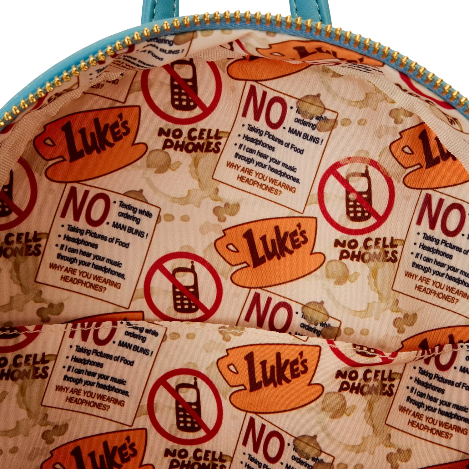 Loungefly x Gilmore Girls Luke's Diner Coffee Cup Mini Backpack - Image 9