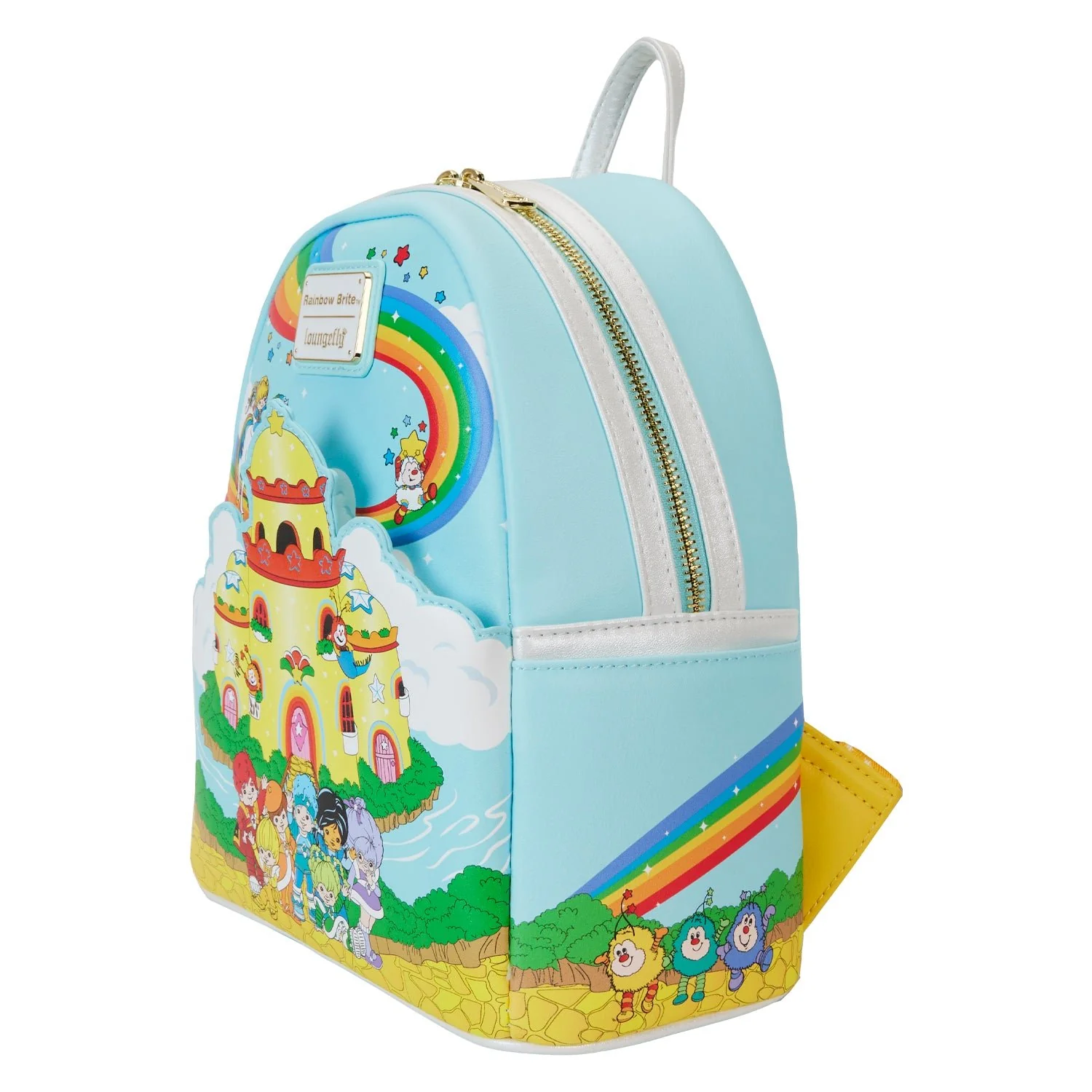 Loungefly x Hallmark Rainbow Brite Castle Group Mini Backpack - Image 2