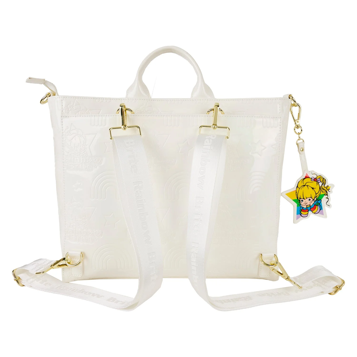 Loungefly x Hallmark Rainbow Brite Convertible Tote Bag - Image 4