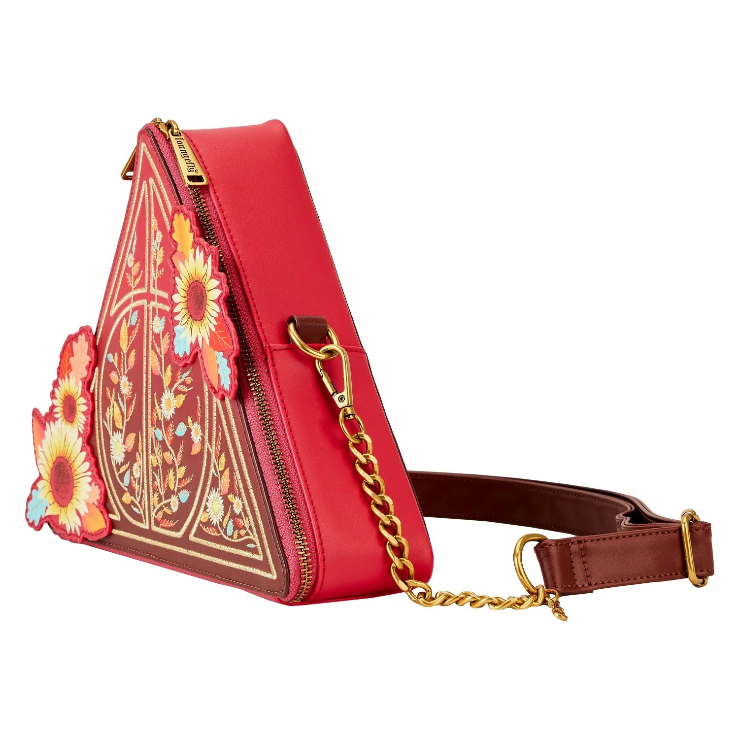 Loungefly x Harry Potter Deathly Hallows Autumnal Flowers Crossbody Bag - Image 3