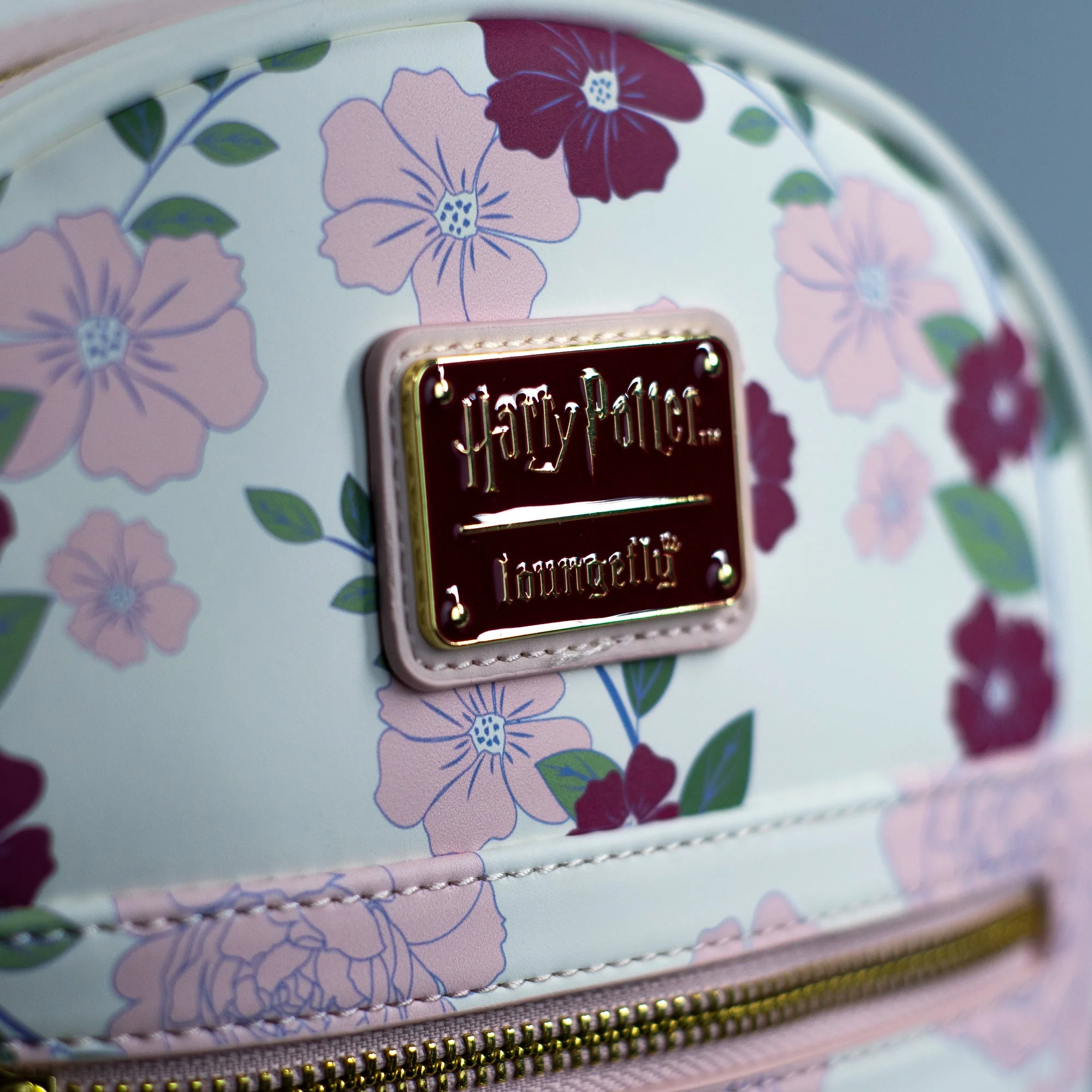 Loungefly x Harry Potter "Always" Doe Patronus Floral Mini Backpack - Image 5