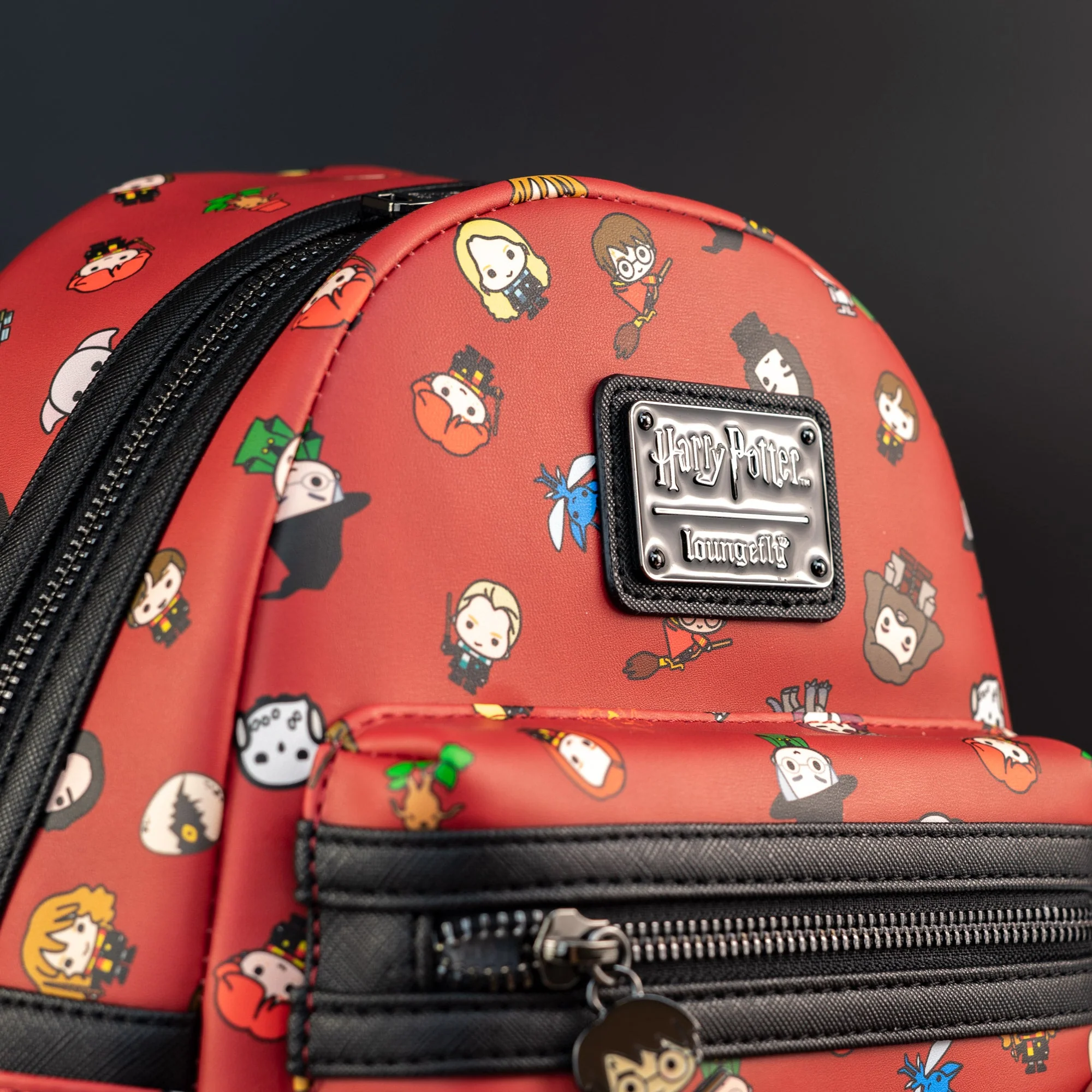 Loungefly x Harry Potter Red Chibi Character Print Mini Backpack - Image 2