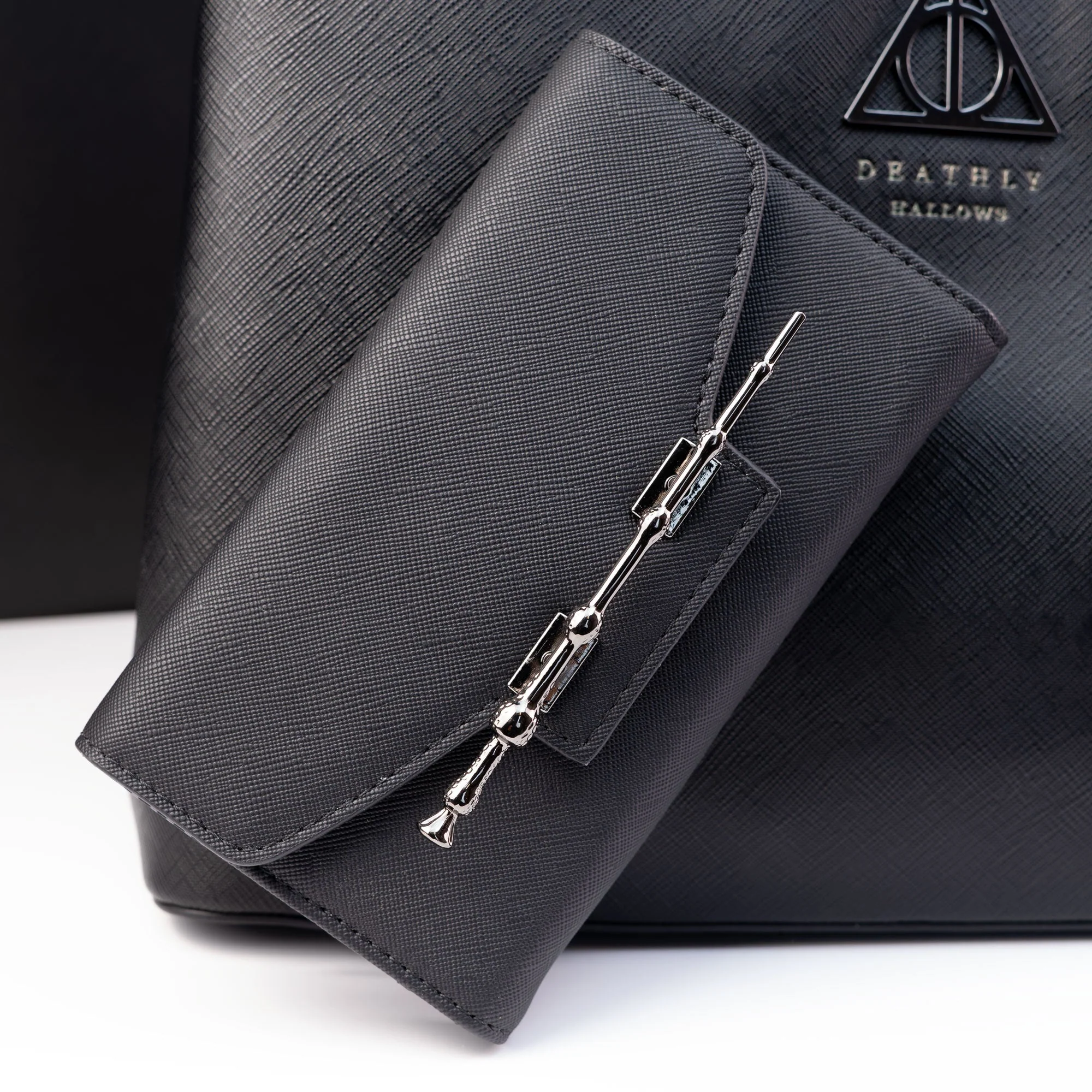 Loungefly x Harry Potter Black Saffiano Elder Wand Wallet - Image 4