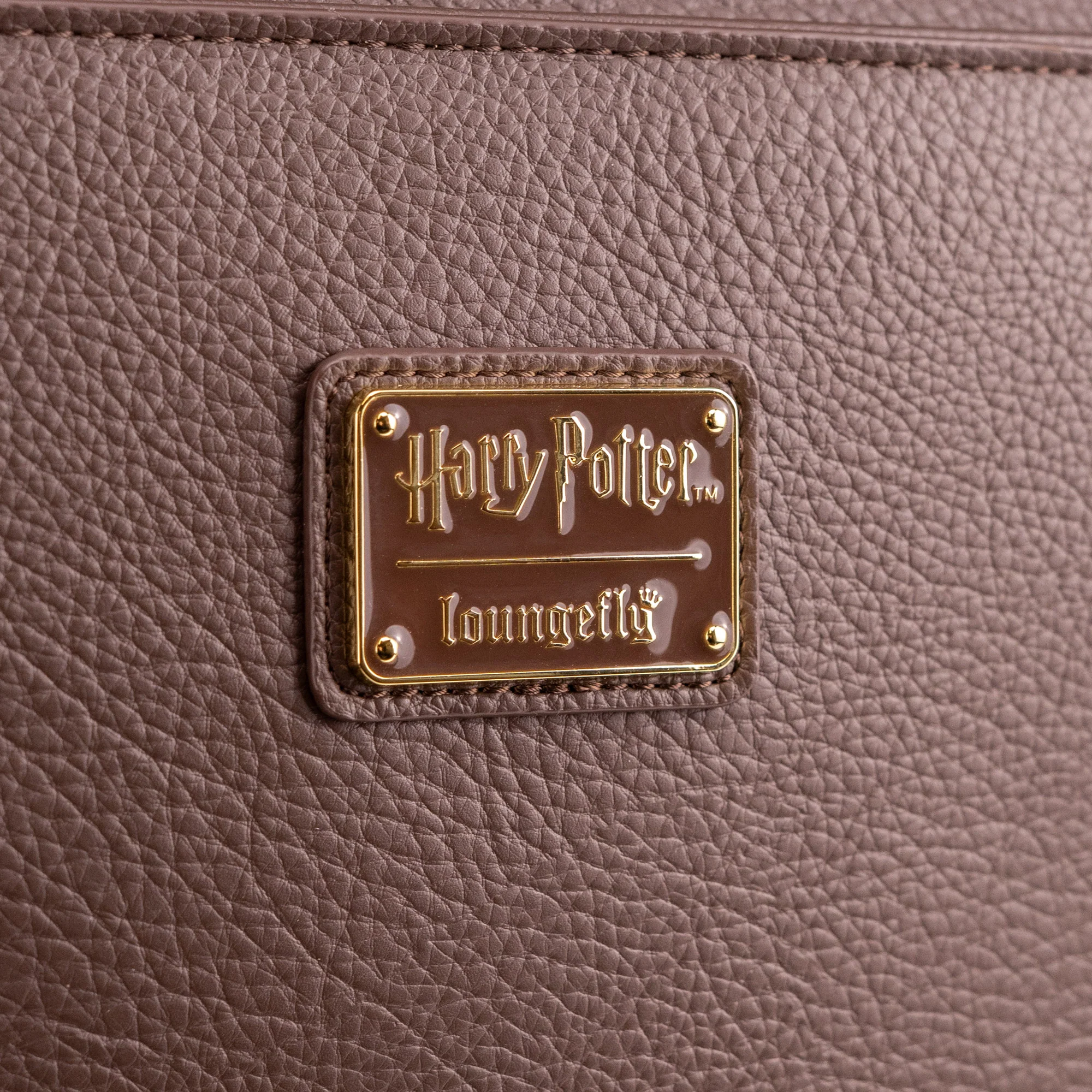 Loungefly x Harry Potter Brown Elder Wand Crossbody Tote Bag - Image 3