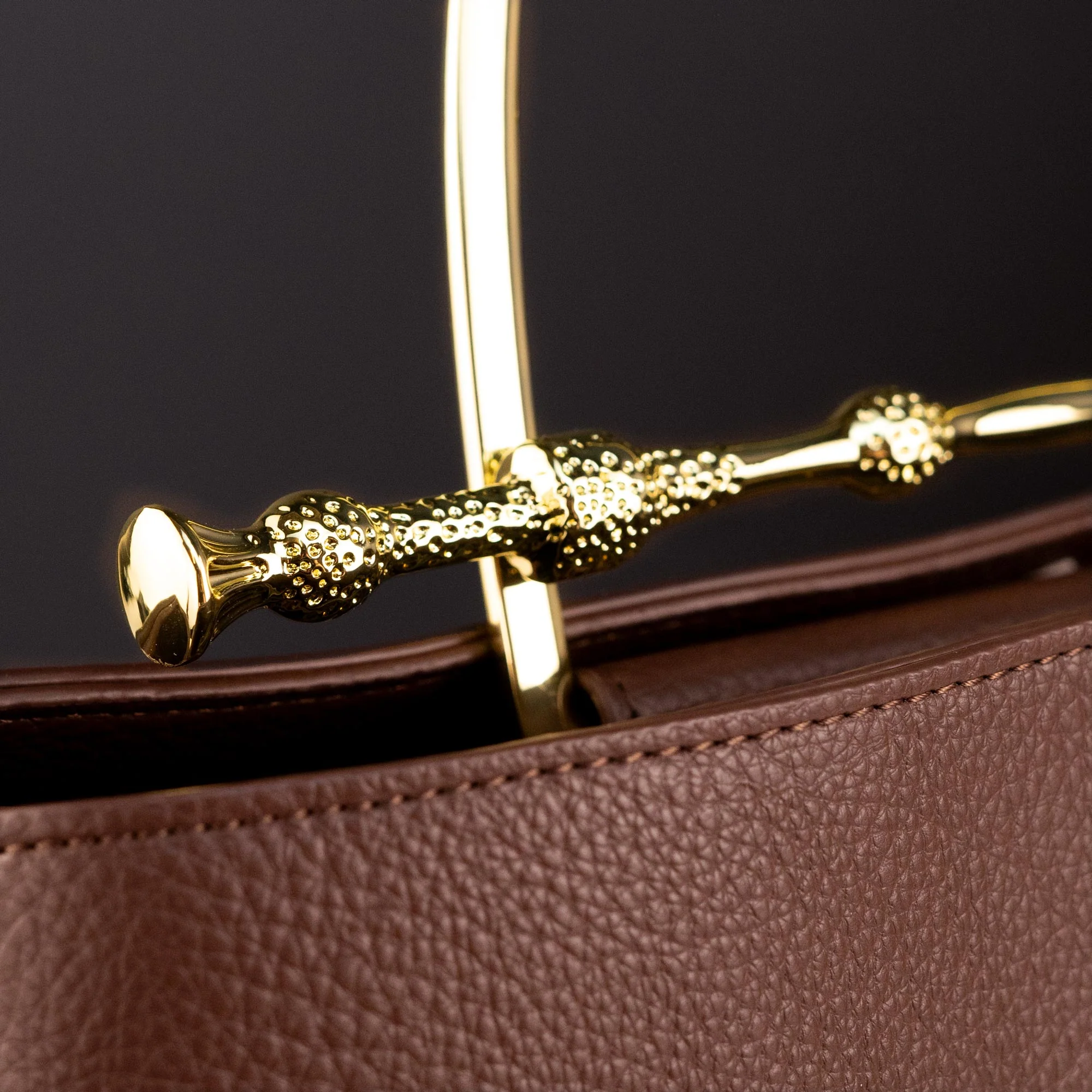 Loungefly x Harry Potter Brown Pebble Elder Wand Crossbody Handbag - Image 6