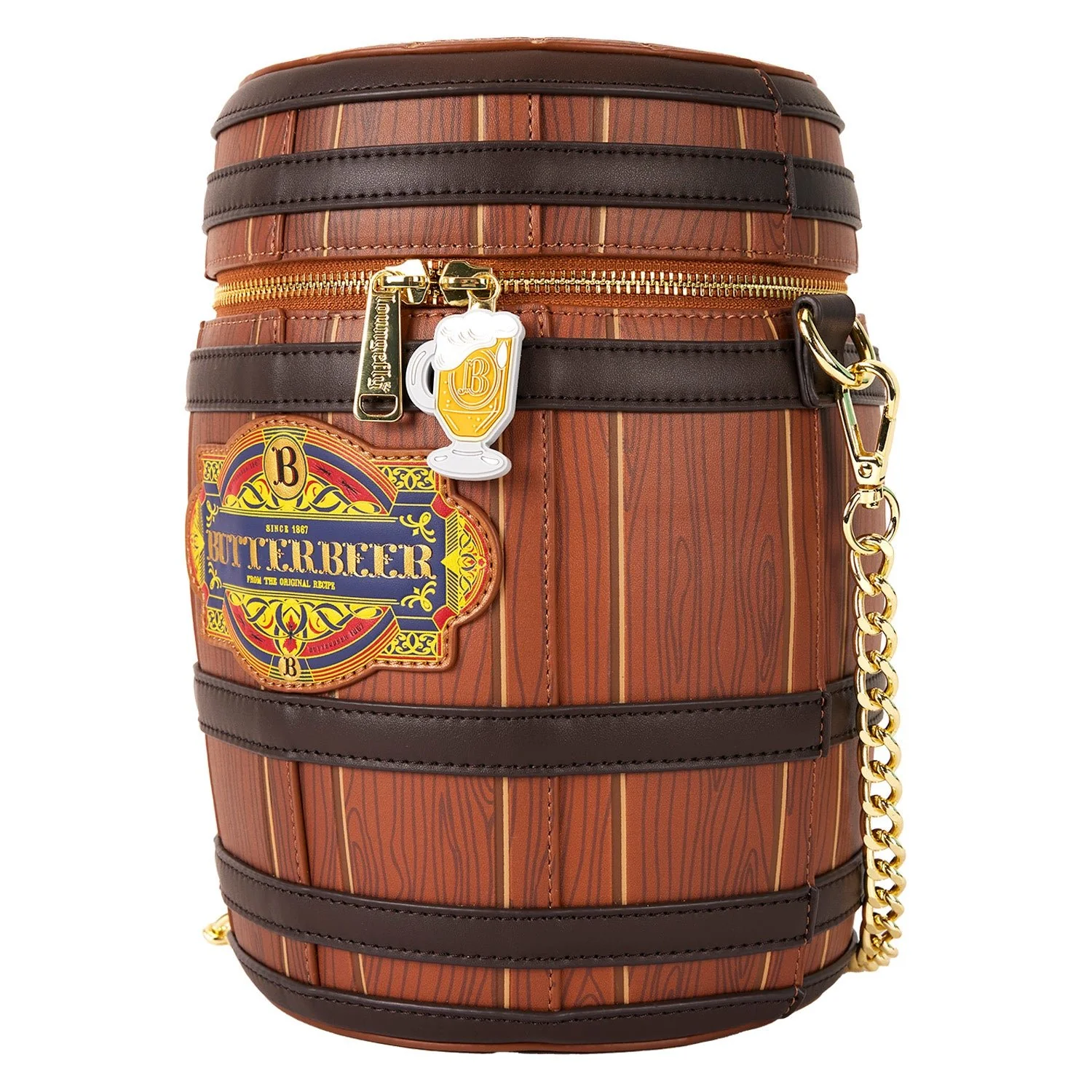 Loungefly x Harry Potter Butterbeer Barrel Crossbody Bag - Image 3