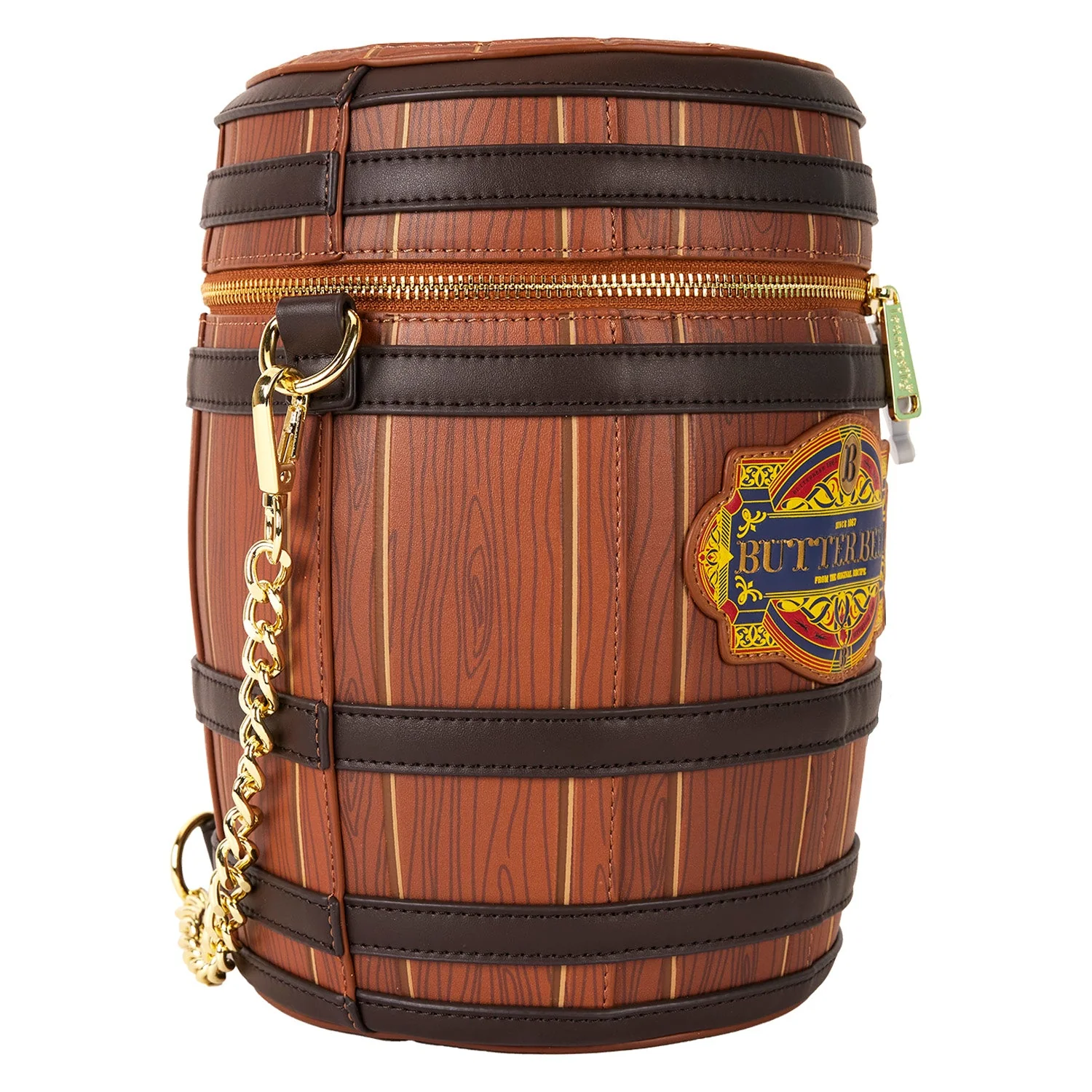 Loungefly x Harry Potter Butterbeer Barrel Crossbody Bag - Image 5