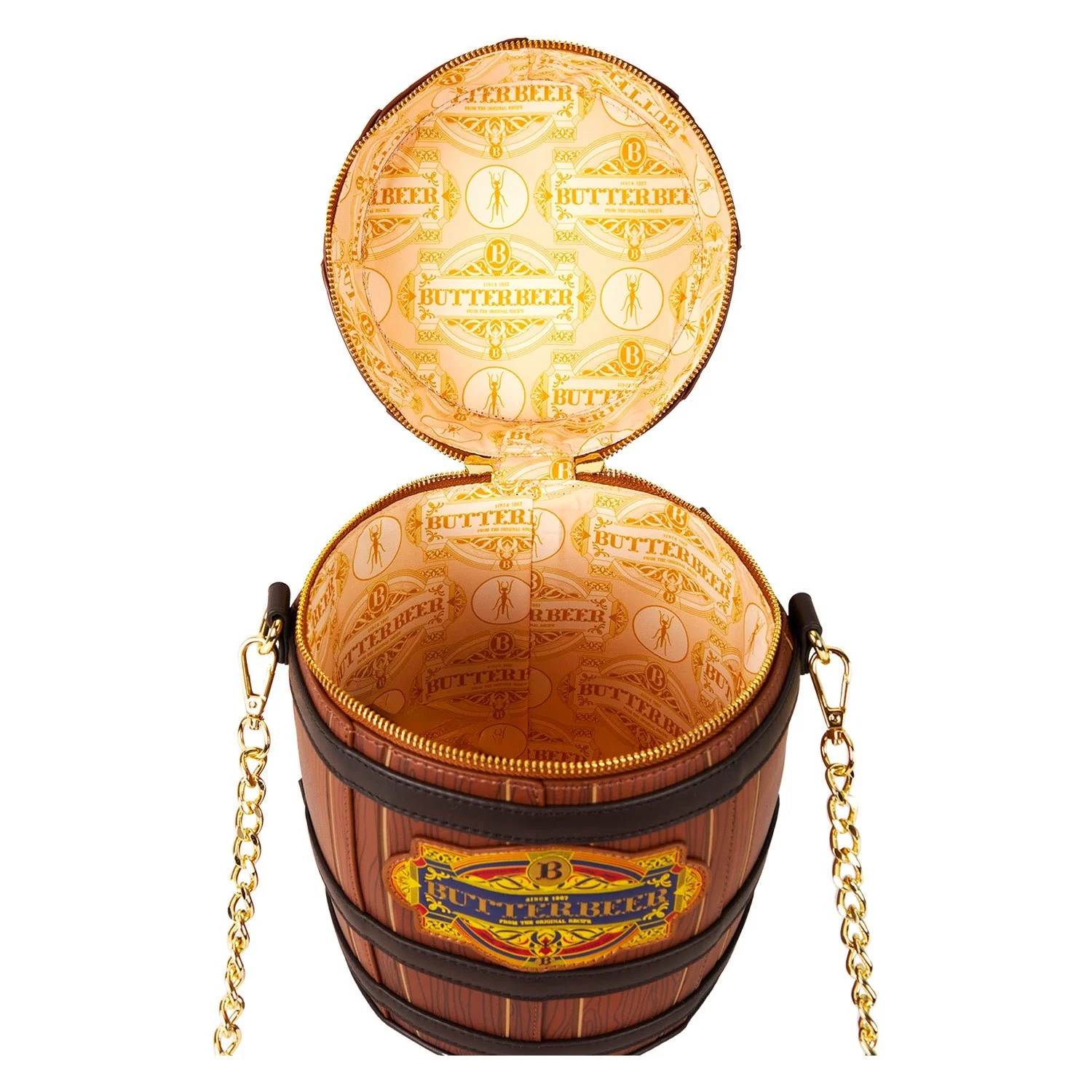 Loungefly x Harry Potter Butterbeer Barrel Crossbody Bag - Image 7