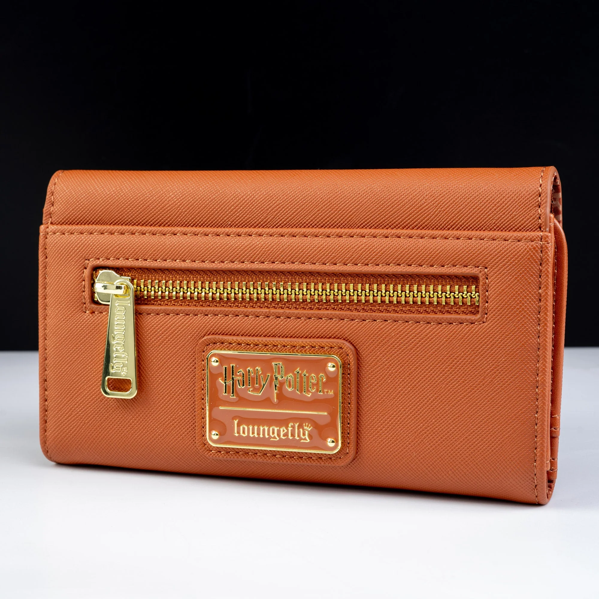 Loungefly x Harry Potter Cognac Saffiano Elder Wand Wallet - Image 2