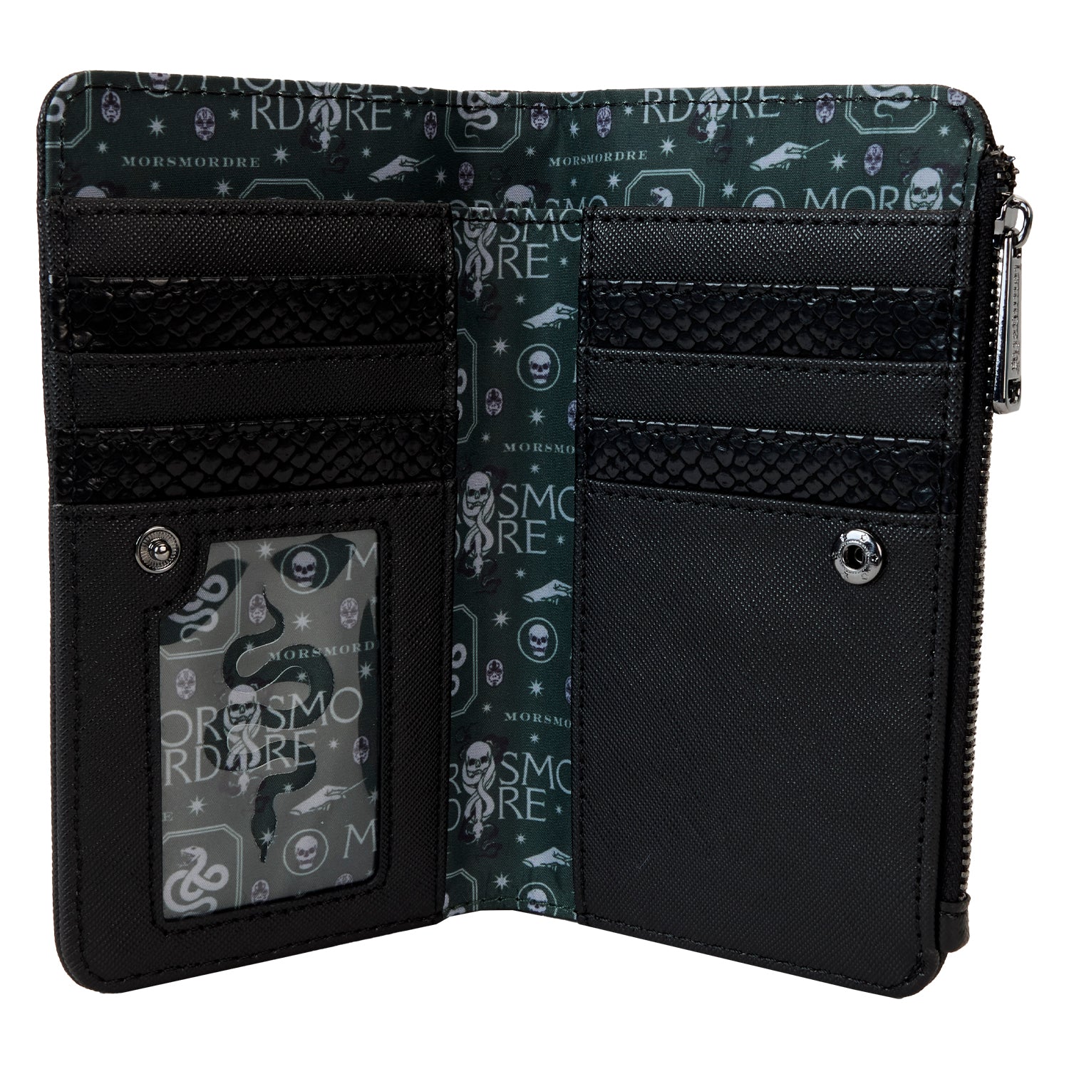 Loungefly x Harry Potter Death Eater Zip Around Wallet - Image 4
