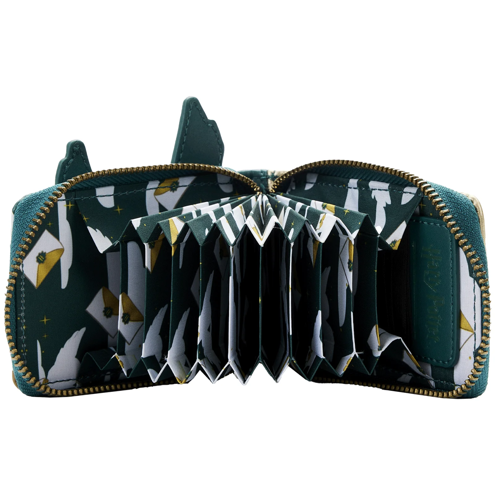 Loungefly x Harry Potter Golden Hogwarts Castle Accordion Wallet - Image 3