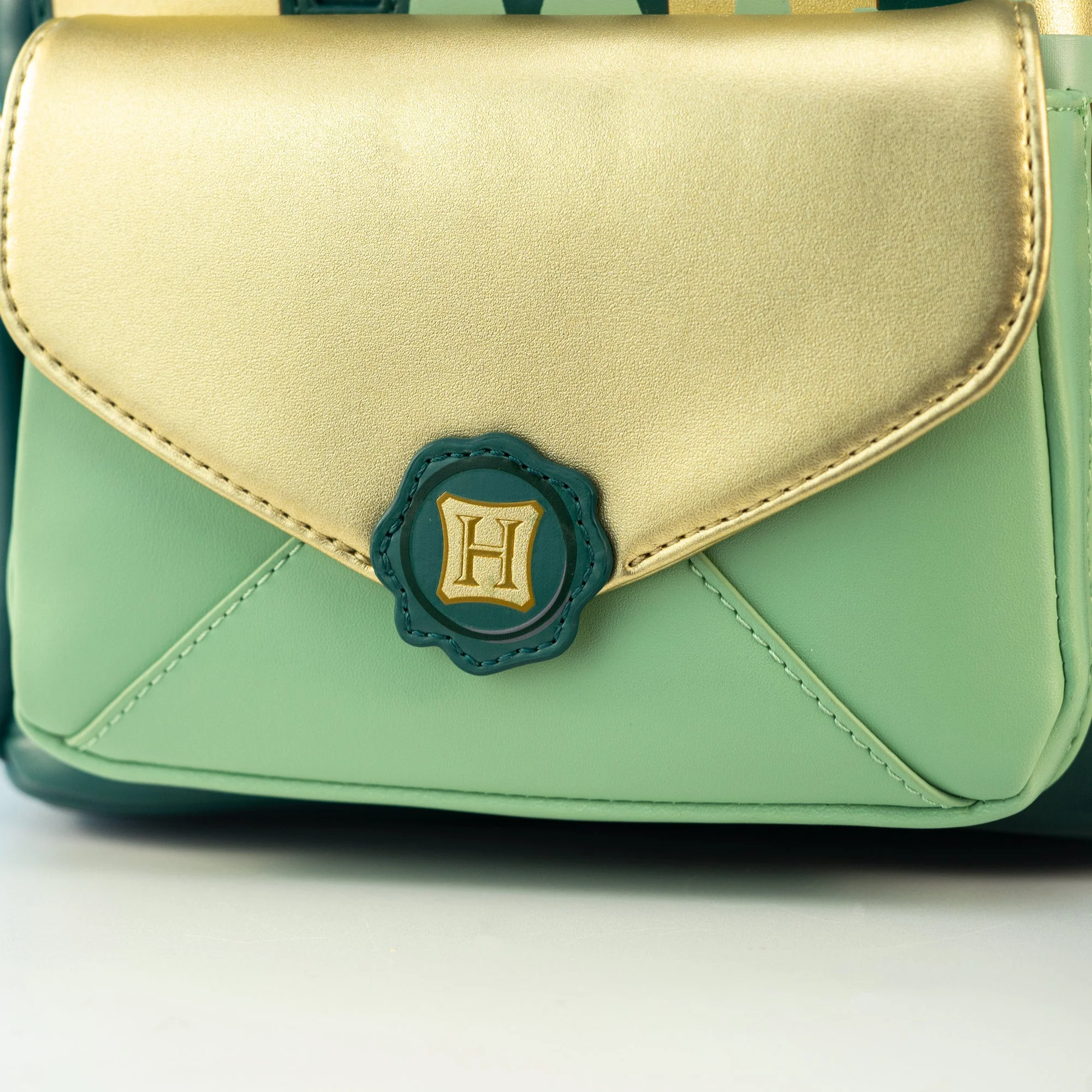 Loungefly x Harry Potter Golden Hogwarts Castle Mini Backpack - Image 2