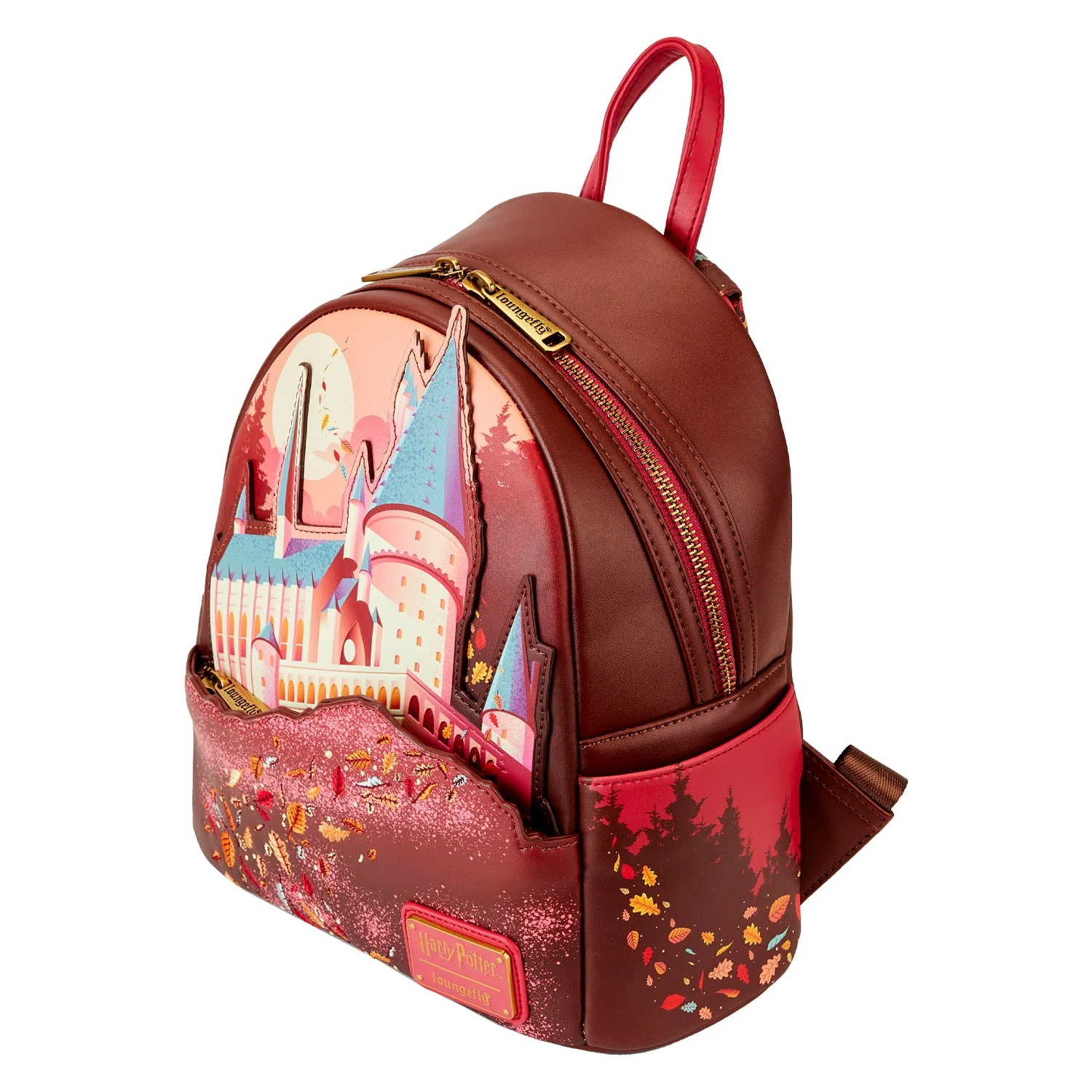 Loungefly x Harry Potter Hogwarts School Autumn Scene Mini Backpack - Image 3