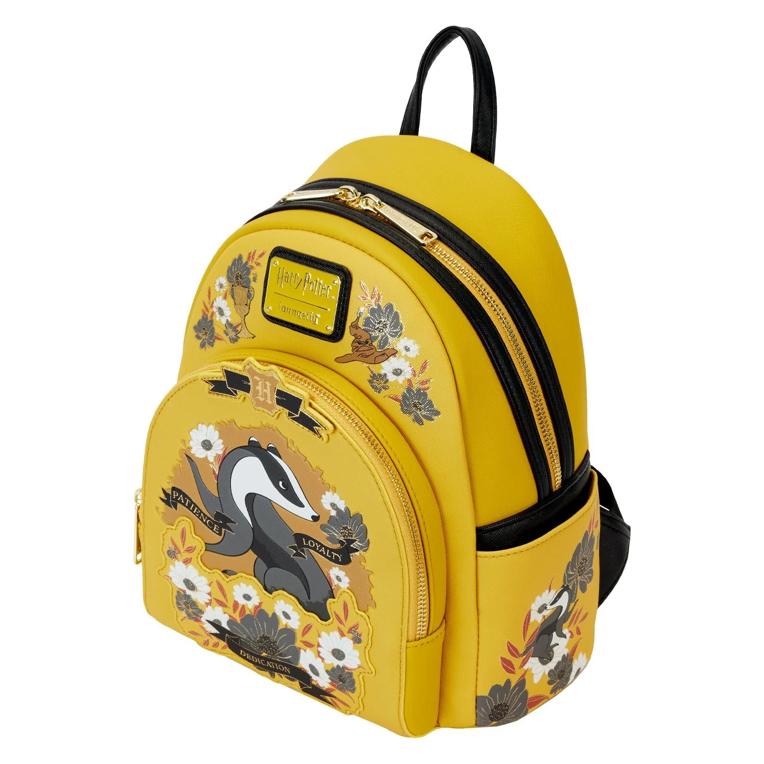 Loungefly x Harry Potter Hufflepuff House Tattoo Mini Backpack - Image 3