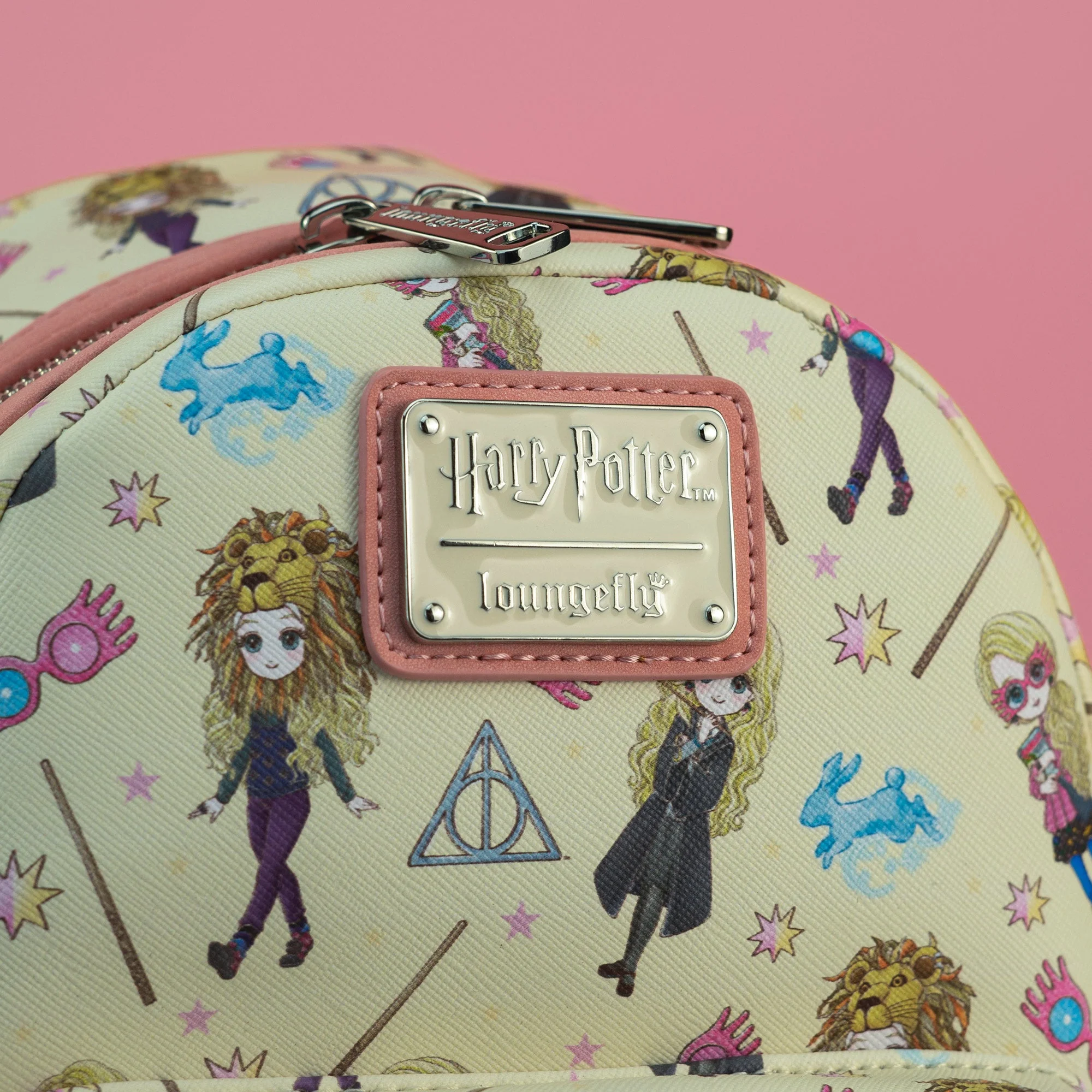 Loungefly x Harry Potter Luna Lovegood All Over Print Mini Backpack - Image 2