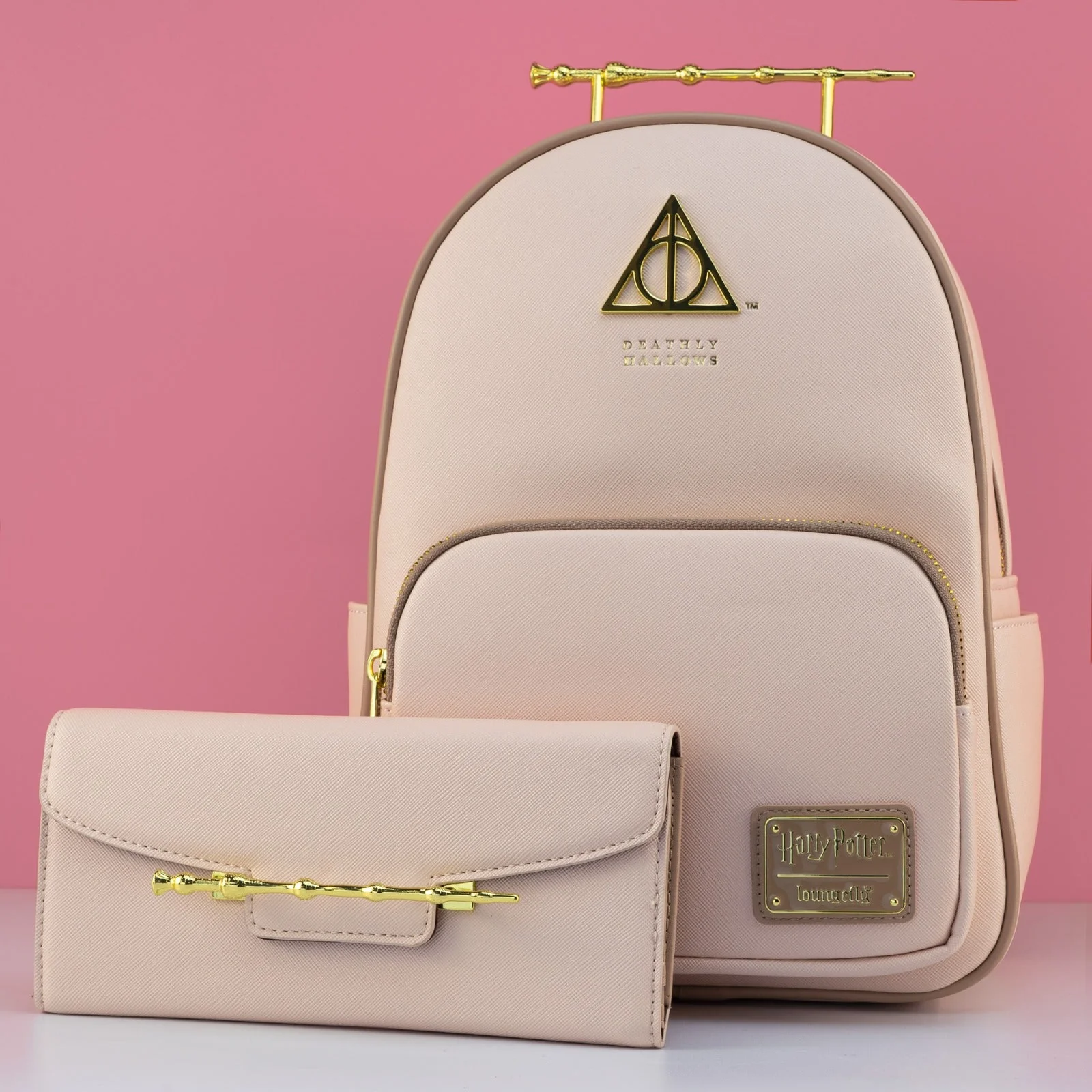 Loungefly x Harry Potter Pink Elder Wand Mini Backpack - Image 10