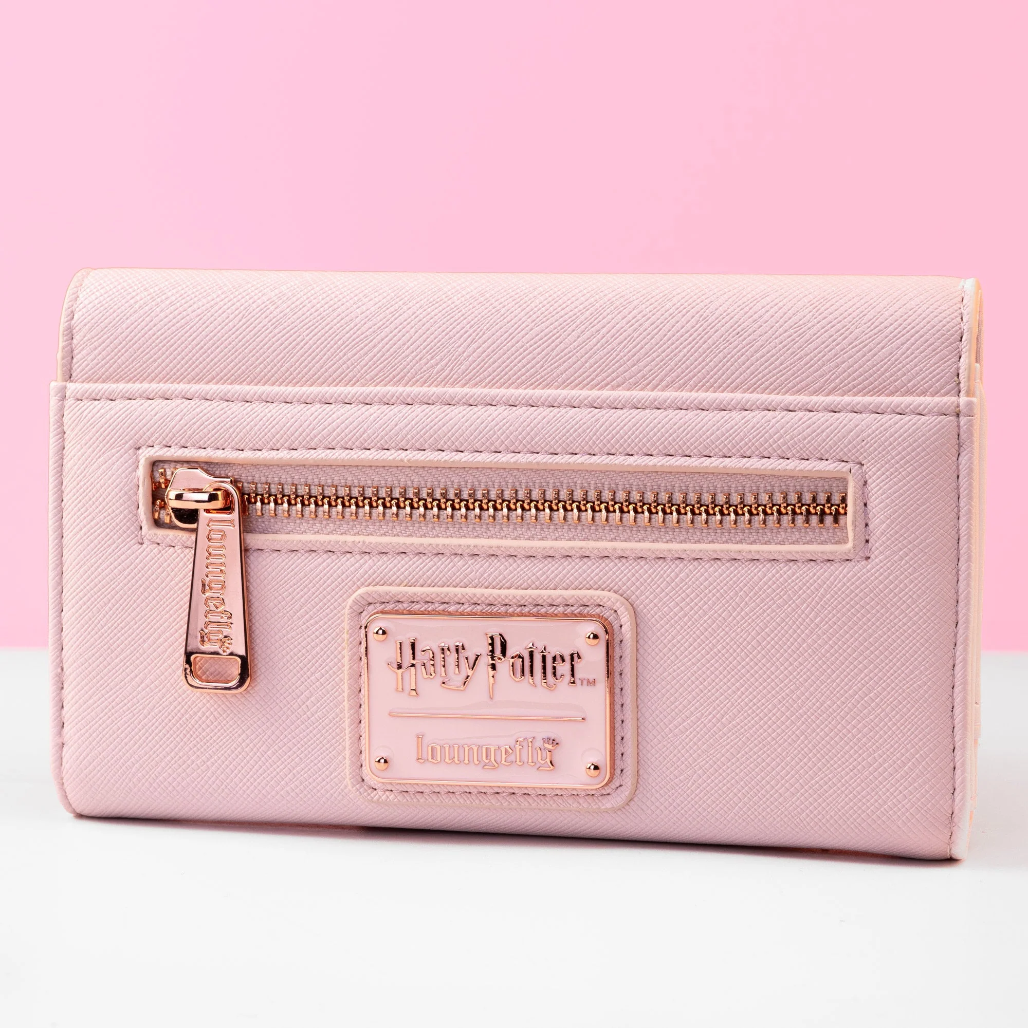 Loungefly x Harry Potter Pink Saffiano Elder Wand Wallet - Image 2