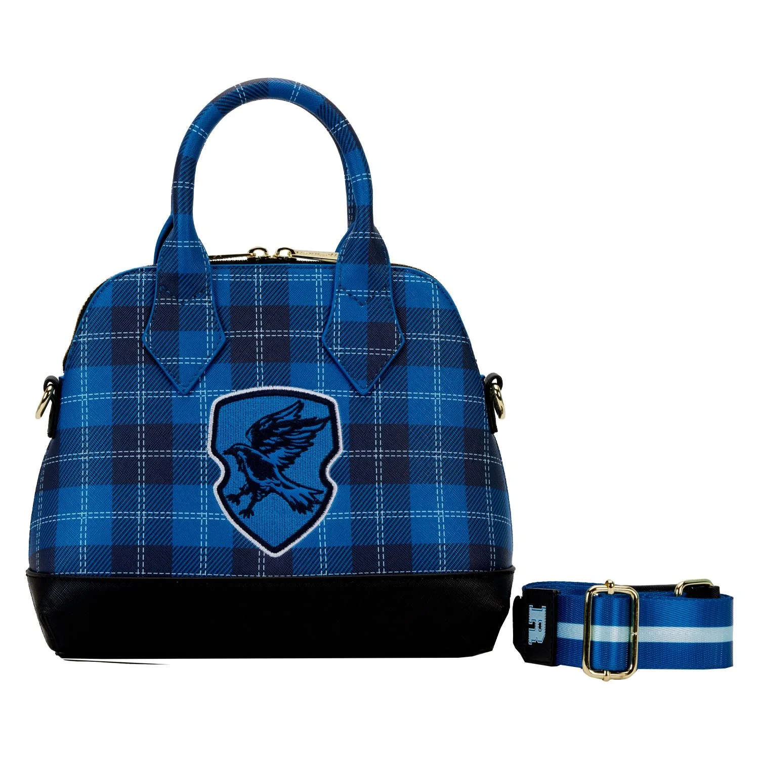 Loungefly x Harry Potter Ravenclaw Varsity Plaid Crossbody Bag - Image 2