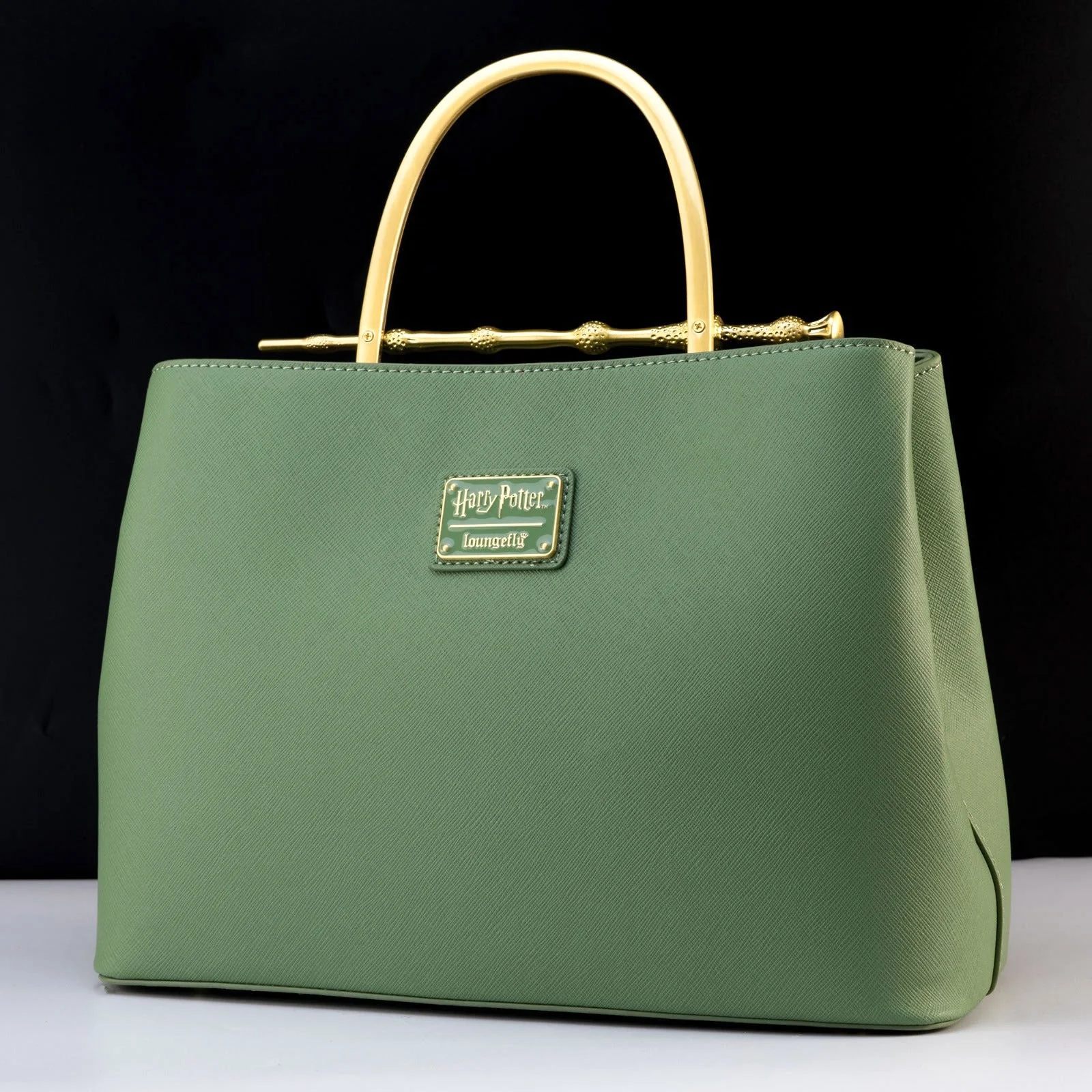 Loungefly x Harry Potter Sage Saffiano Elder Wand Crossbody Handbag - Image 2