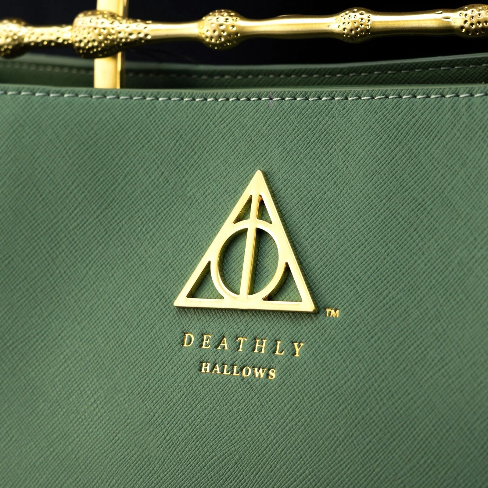 Loungefly x Harry Potter Sage Saffiano Elder Wand Crossbody Handbag - Image 5