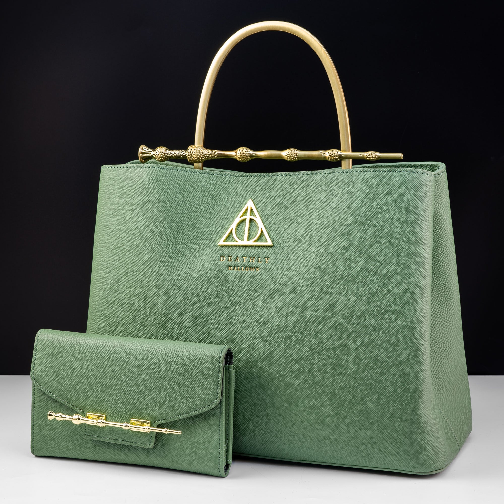 Loungefly x Harry Potter Sage Saffiano Elder Wand Wallet - Image 5