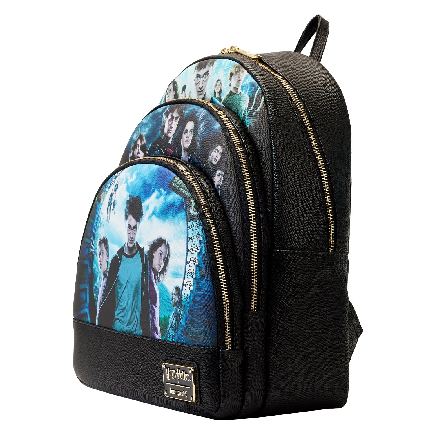 Loungefly x Harry Potter Trilogy Series 2 Triple Pocket Mini Backpack - Image 2