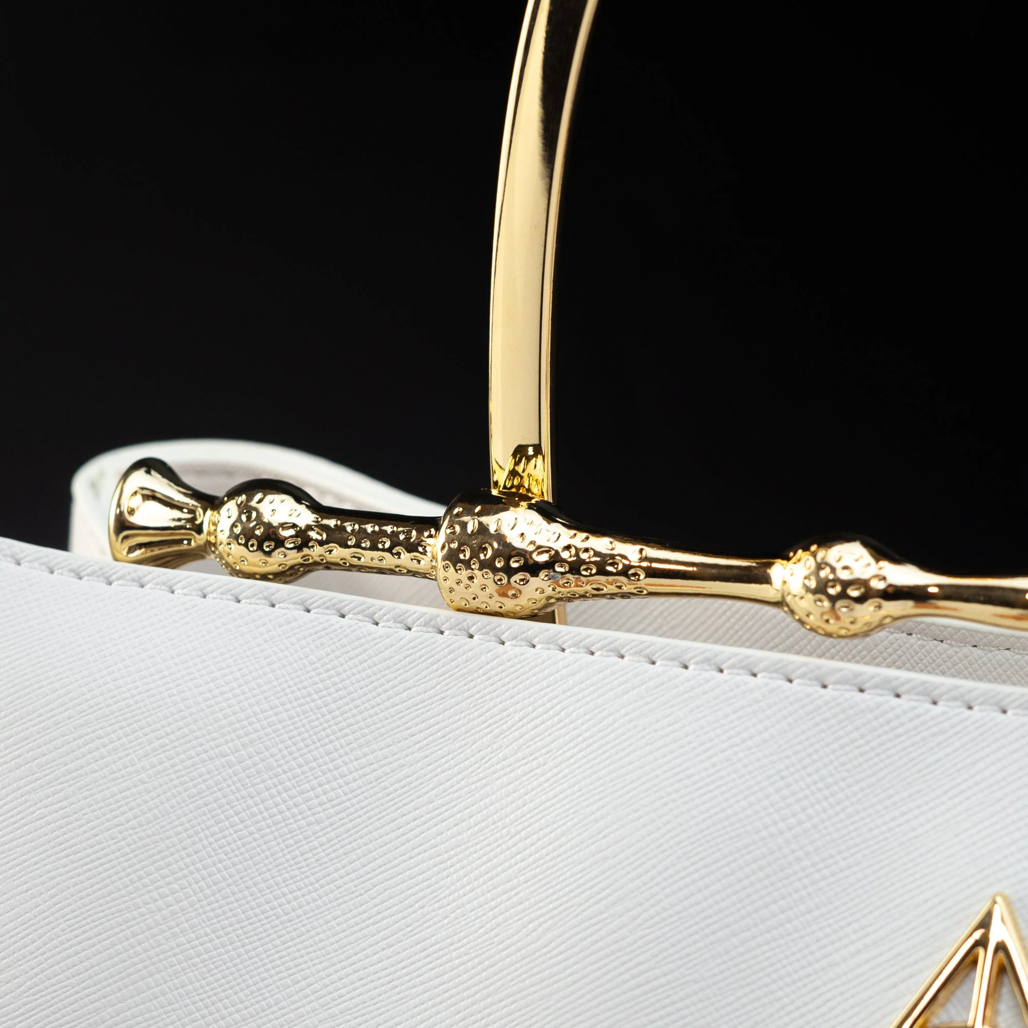 Loungefly x Harry Potter White Saffiano Elder Wand Crossbody Handbag - Image 2