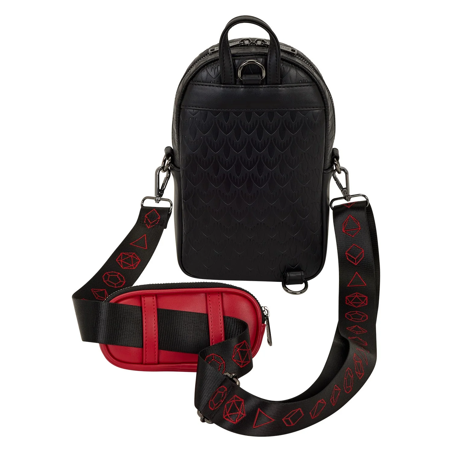 Loungefly x Hasbro Dungeons & Dragons Sling Bag With Coin Bag - Image 5