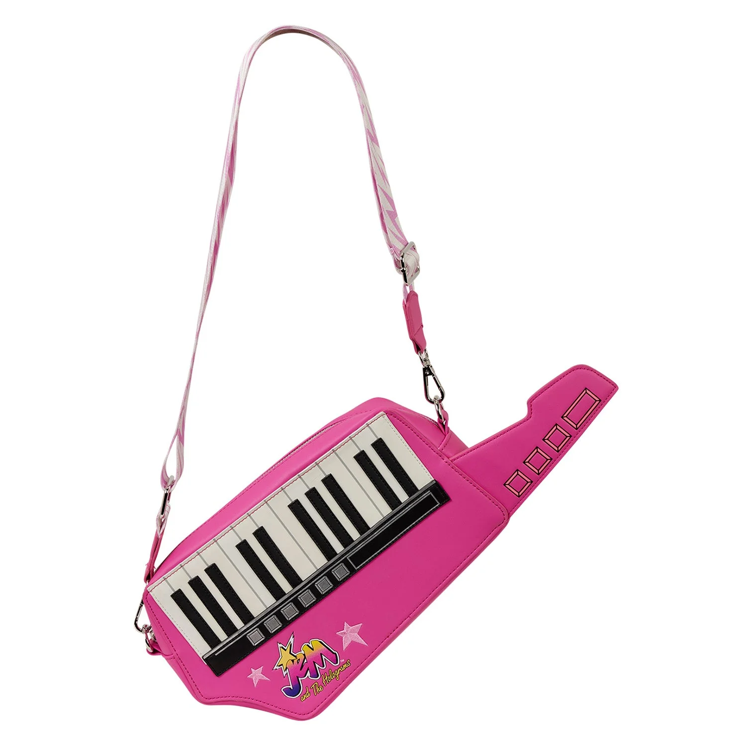 Loungefly x Hasbro Jem and the Holograms Figural Keytar Crossbody Bag - Image 3