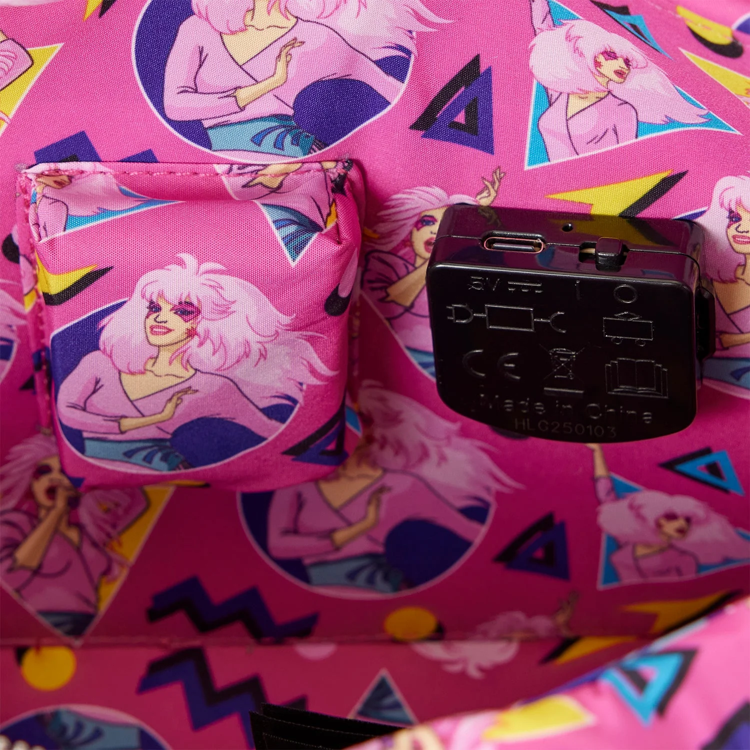 Loungefly x Hasbro Jem and the Holograms Figural Keytar Crossbody Bag - Image 7