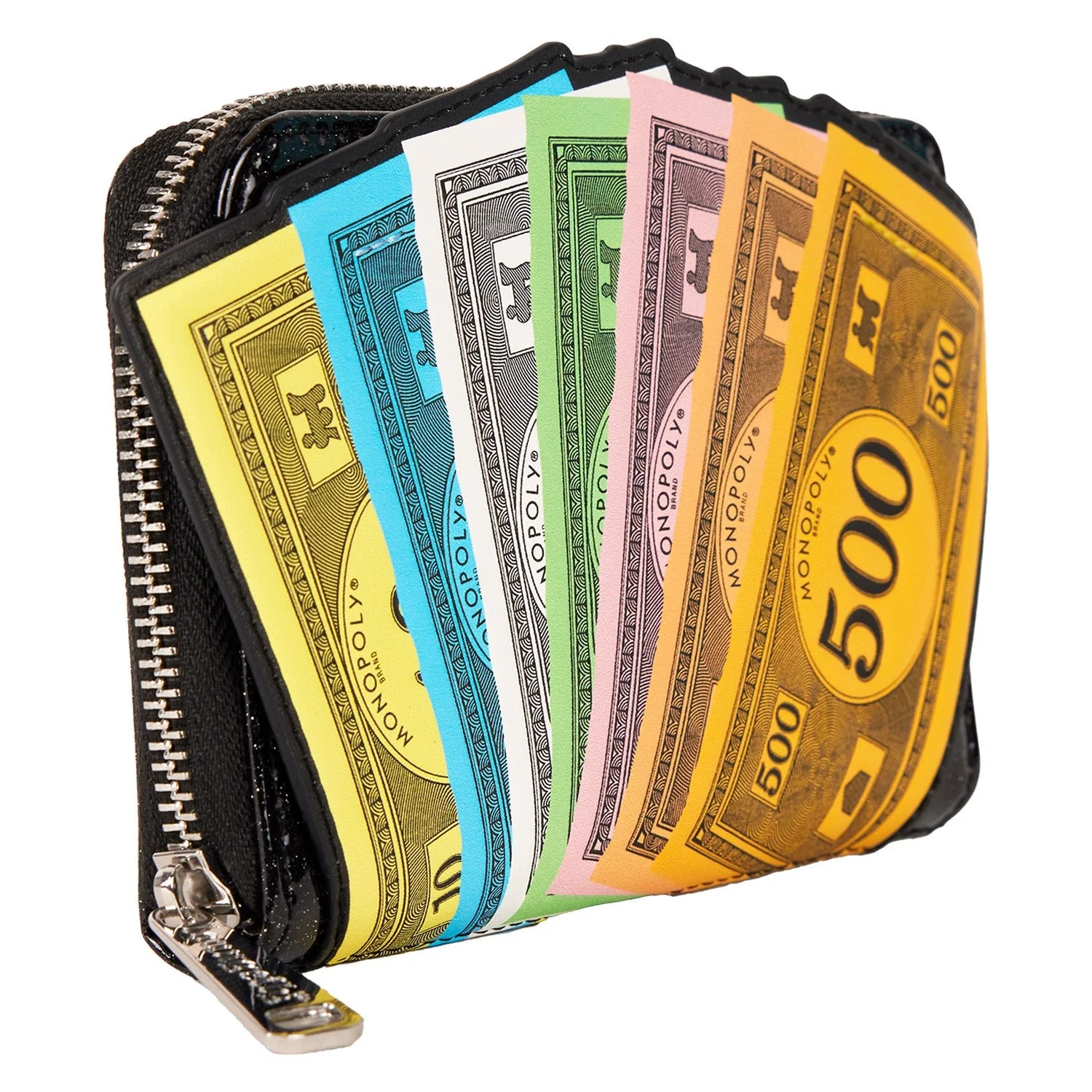 Loungefly x Hasbro Monopoly Money Zip Around Wallet - Image 4