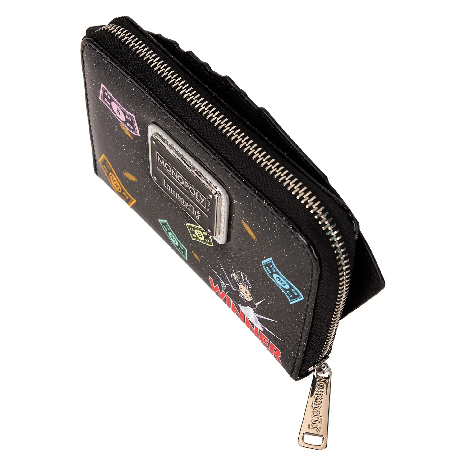 Loungefly x Hasbro Monopoly Money Zip Around Wallet - Image 5