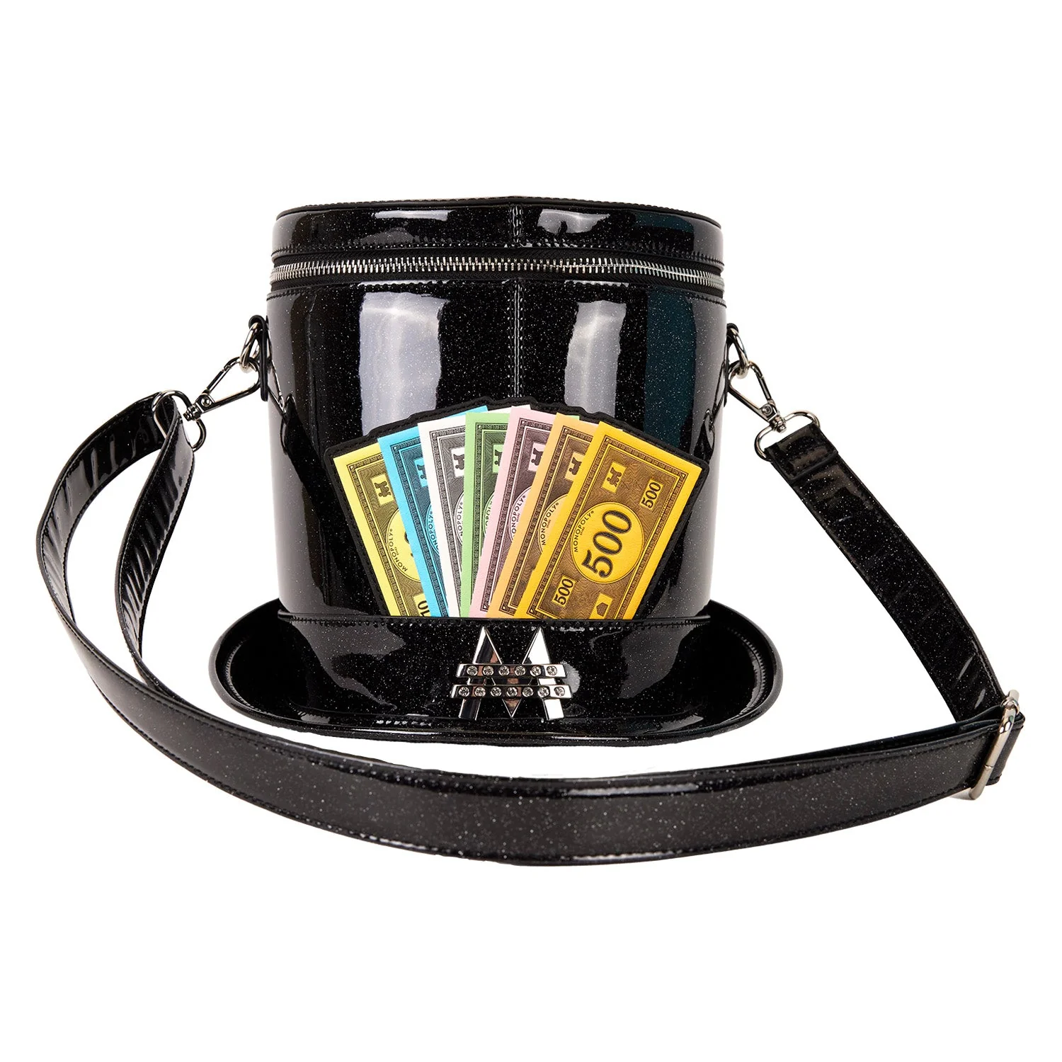 Loungefly x Hasbro Monopoly Top Hat Crossbody Bag - Image 2