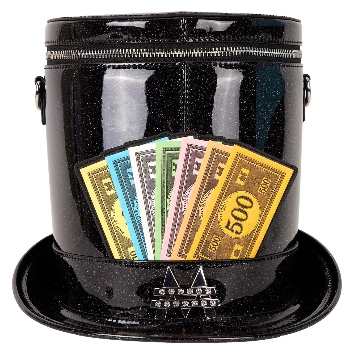 Loungefly x Hasbro Monopoly Top Hat Crossbody Bag - Image 4