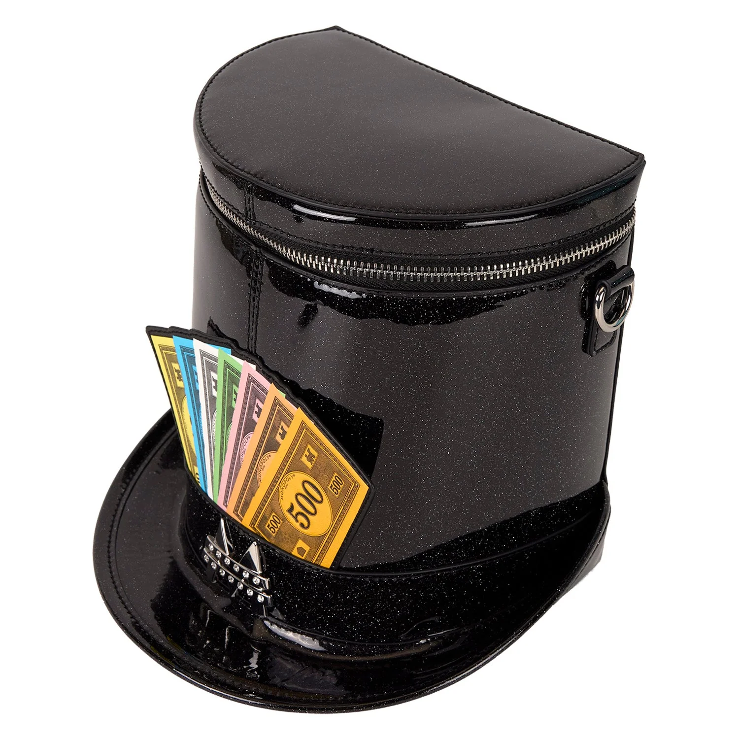 Loungefly x Hasbro Monopoly Top Hat Crossbody Bag - Image 5