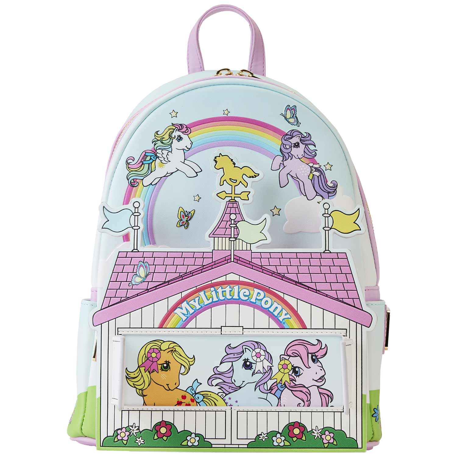 Loungefly x Hasbro My Little Pony 40th Anniversary Stable Mini Backpack - Image 2