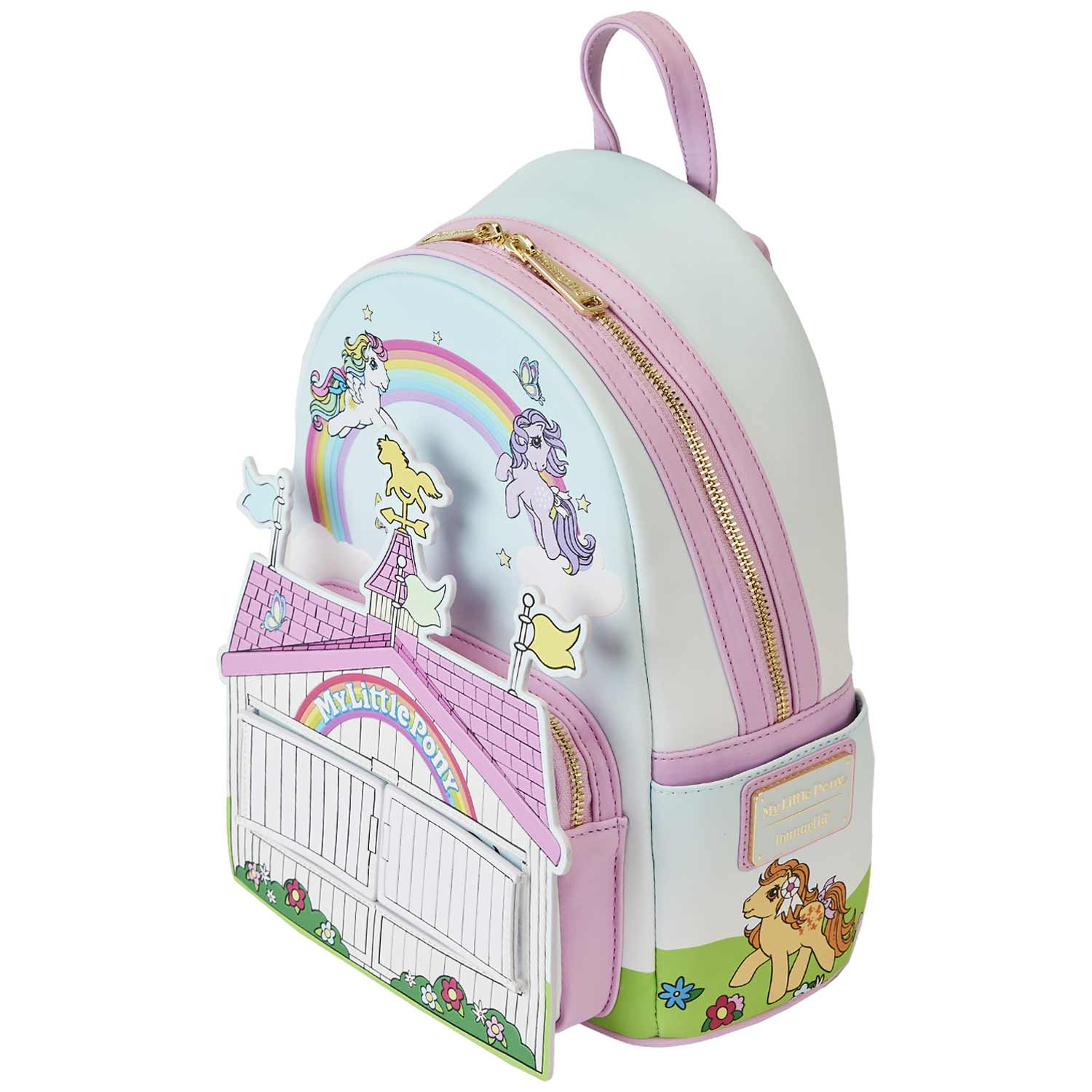 Loungefly x Hasbro My Little Pony 40th Anniversary Stable Mini Backpack - Image 4