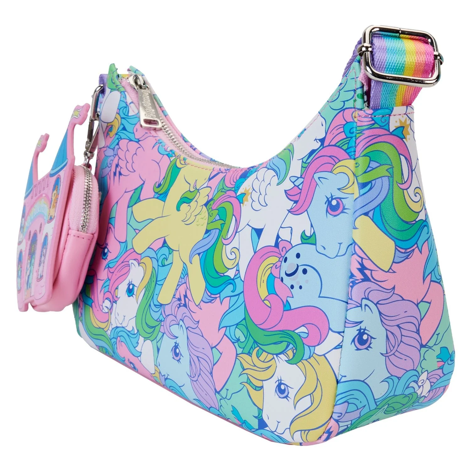 Loungefly x Hasbro My Little Pony Large AOP Baguette Crossbody Bag - Image 2
